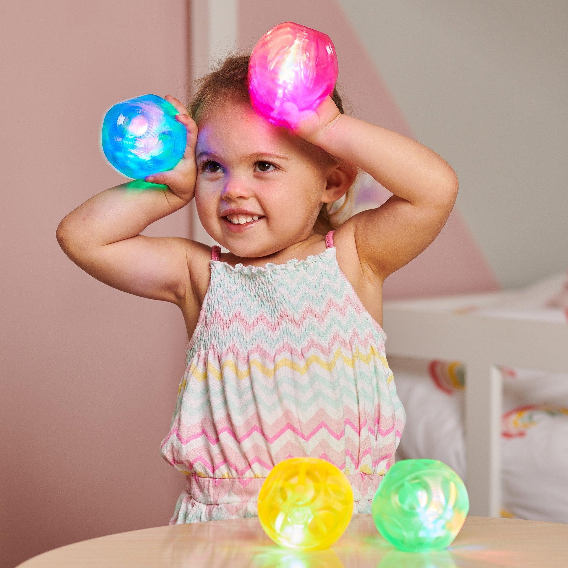 Small Irregular Sensory Flashing Ball Set - Image 3
