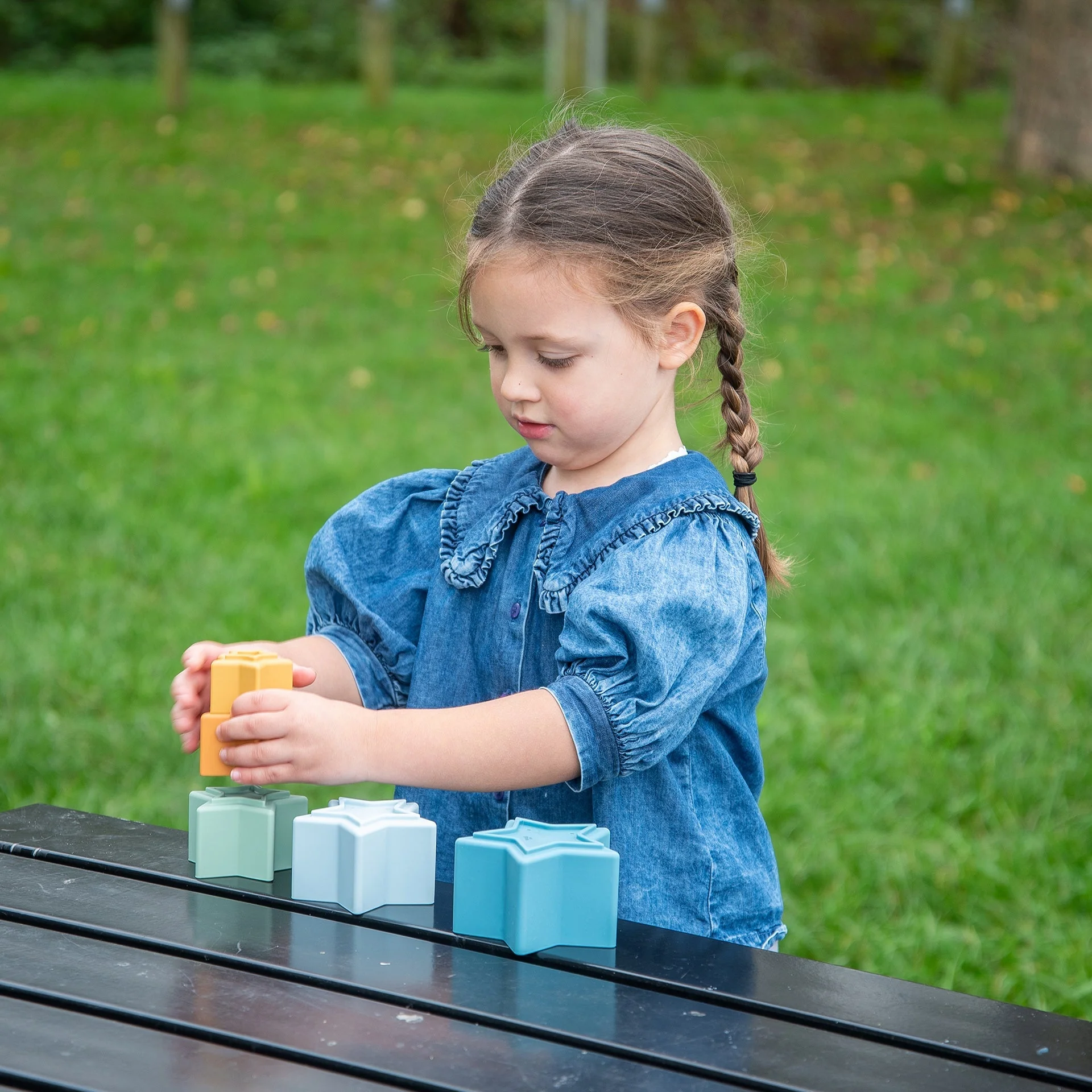 SiliSoft® Star Stacking Cups (Neutral) - Image 2