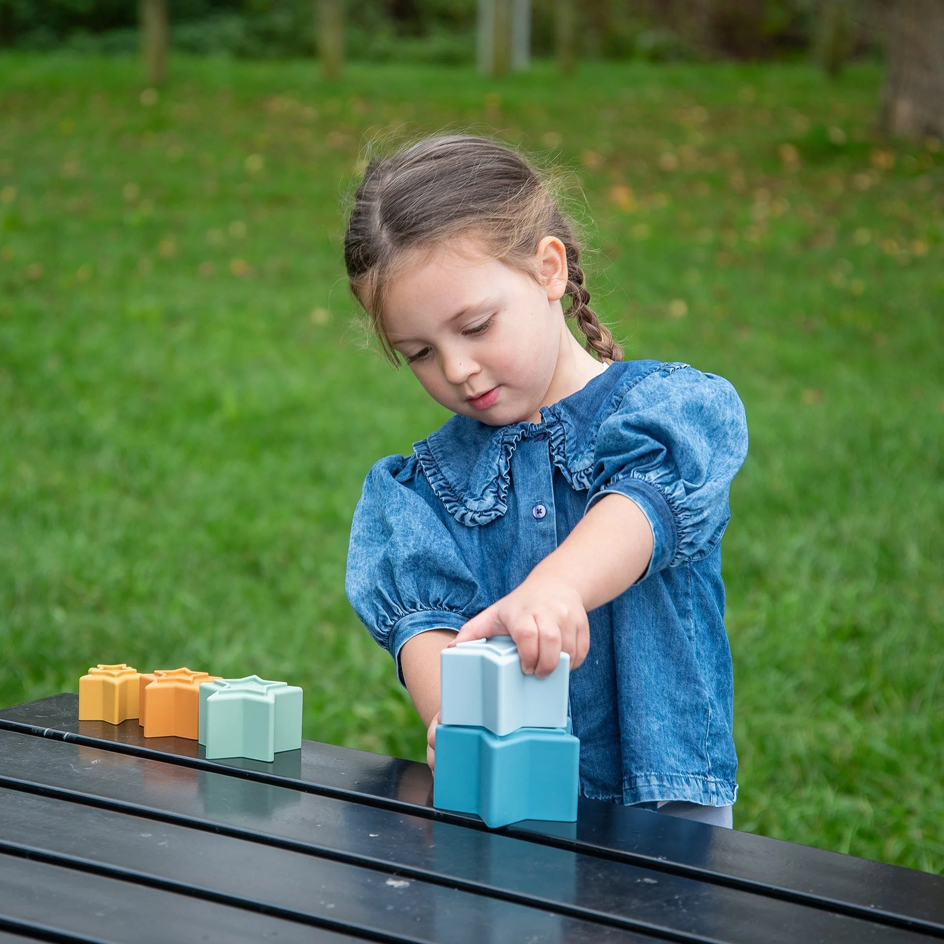 SiliSoft® Star Stacking Cups (Neutral) - Image 3