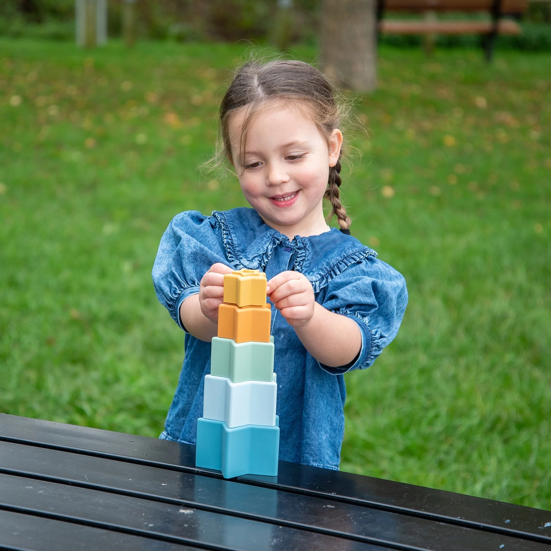 SiliSoft® Star Stacking Cups (Neutral) - Image 4
