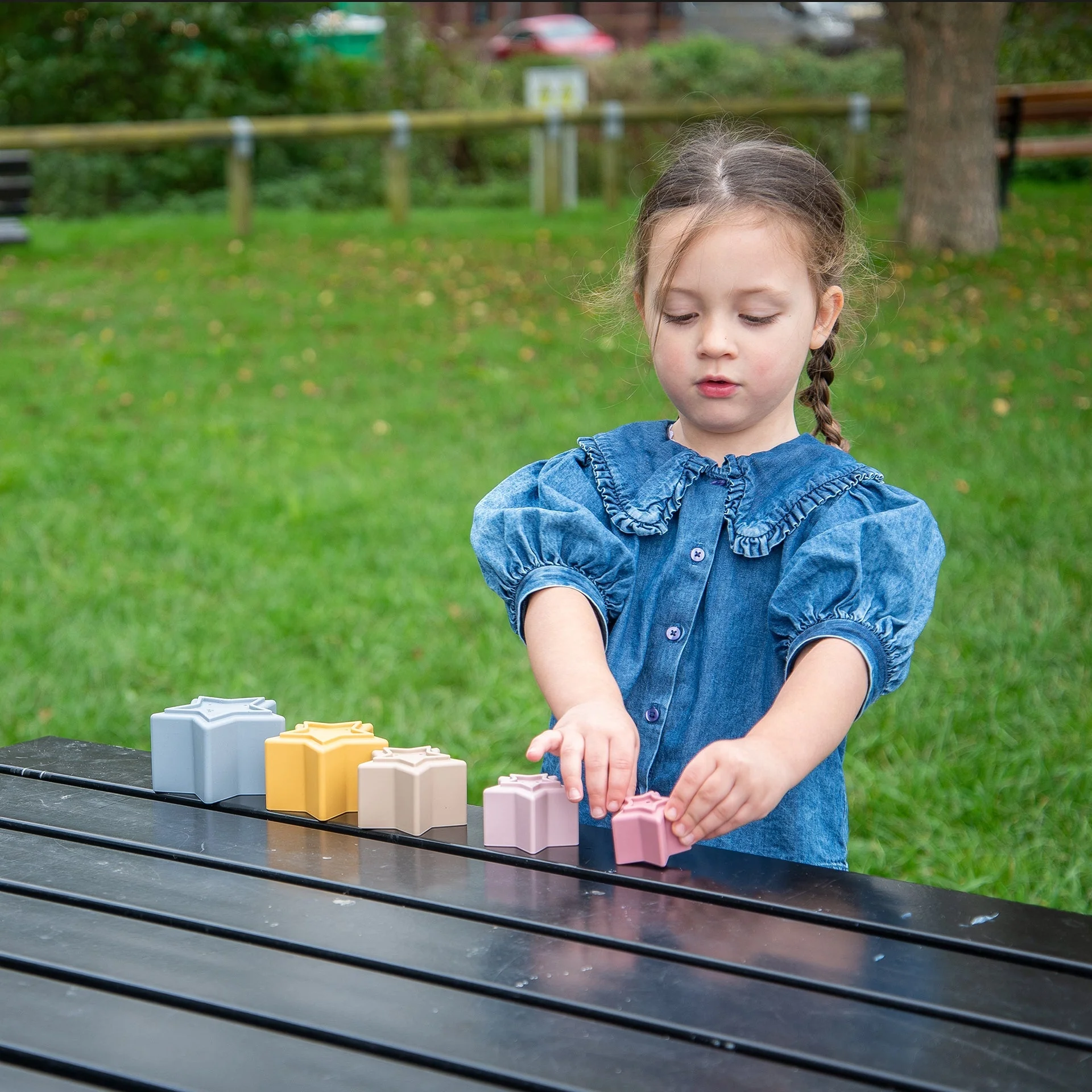 SiliSoft® Star Stacking Cups (Earth) - Image 4