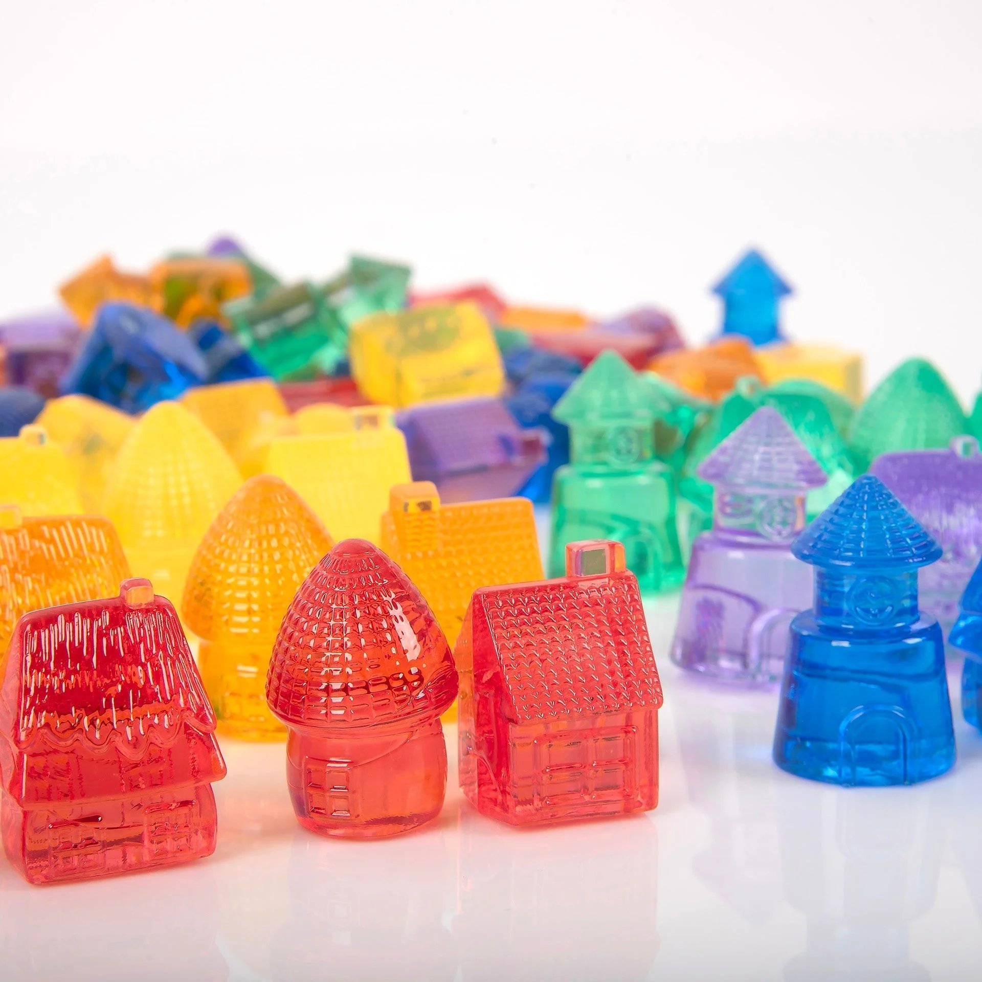Translucent Colour Homes - Pack of 72 - Image 4