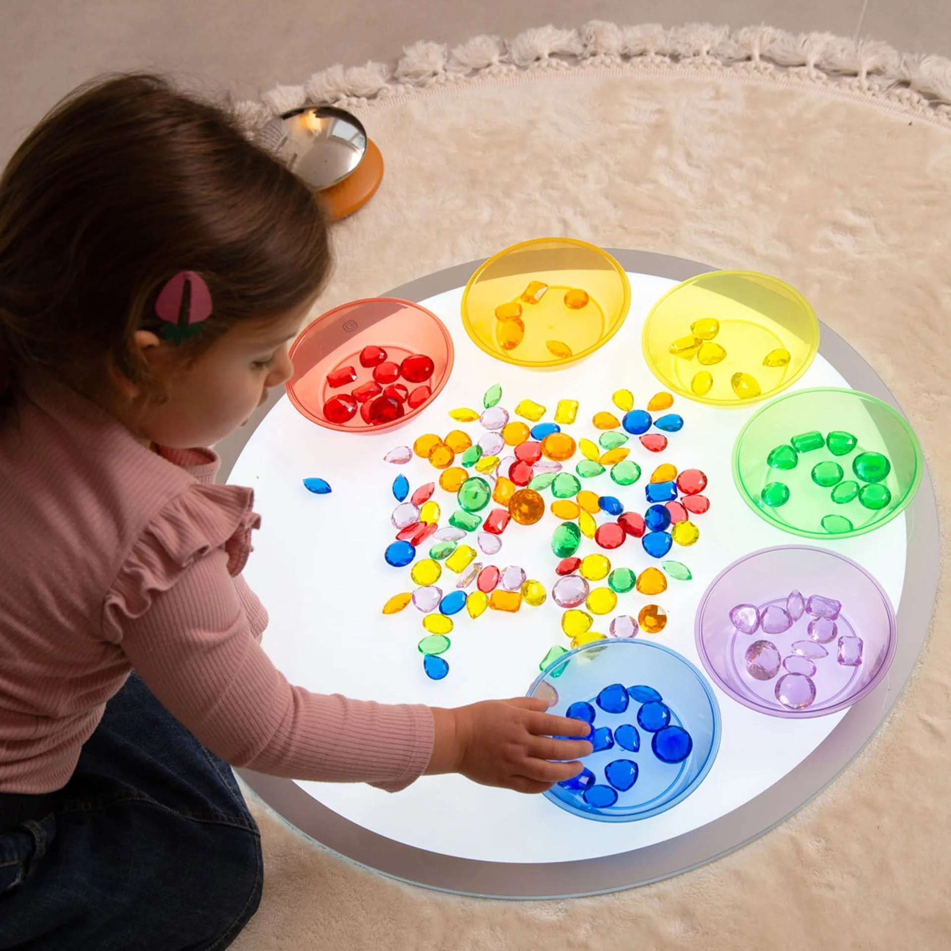 Translucent Colour Jewels - Pack of 144 - Image 3