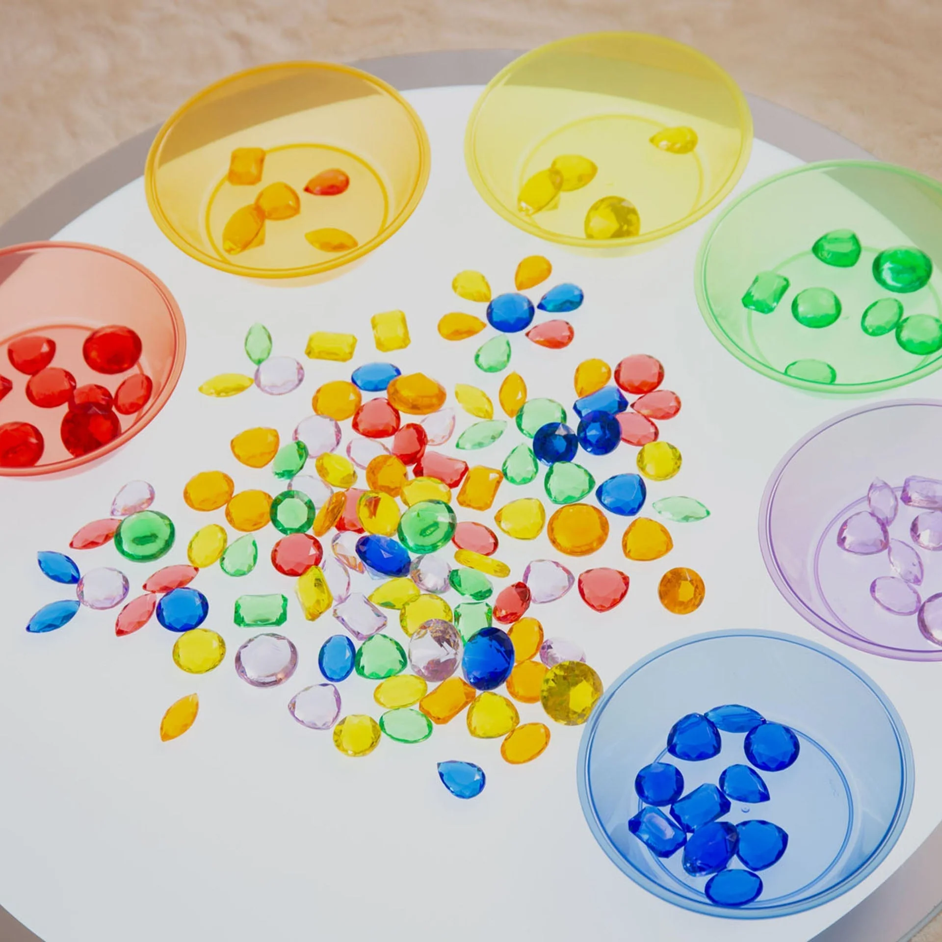 Translucent Colour Jewels - Pack of 144 - Image 6