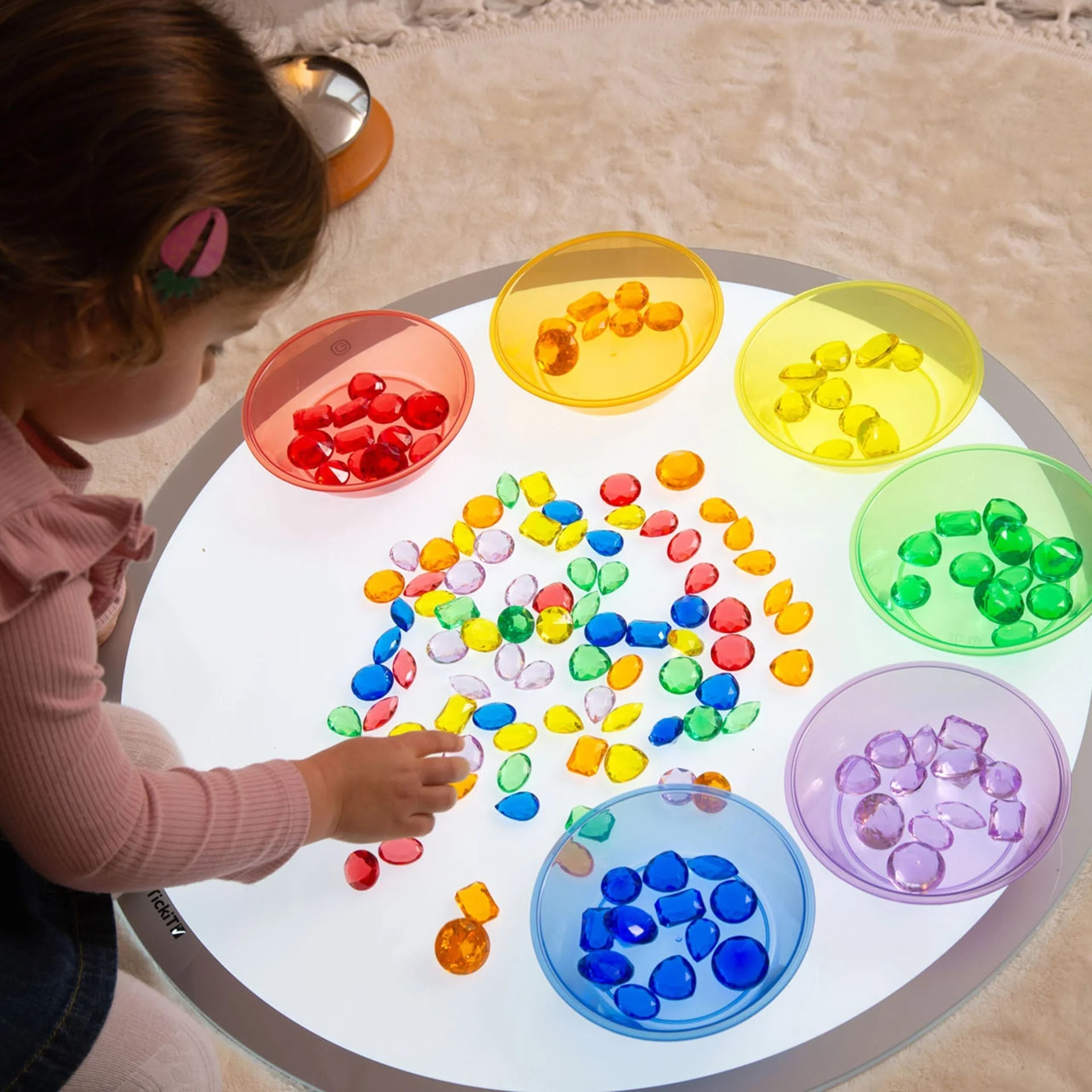 Translucent Colour Jewels - Pack of 144 - Image 8