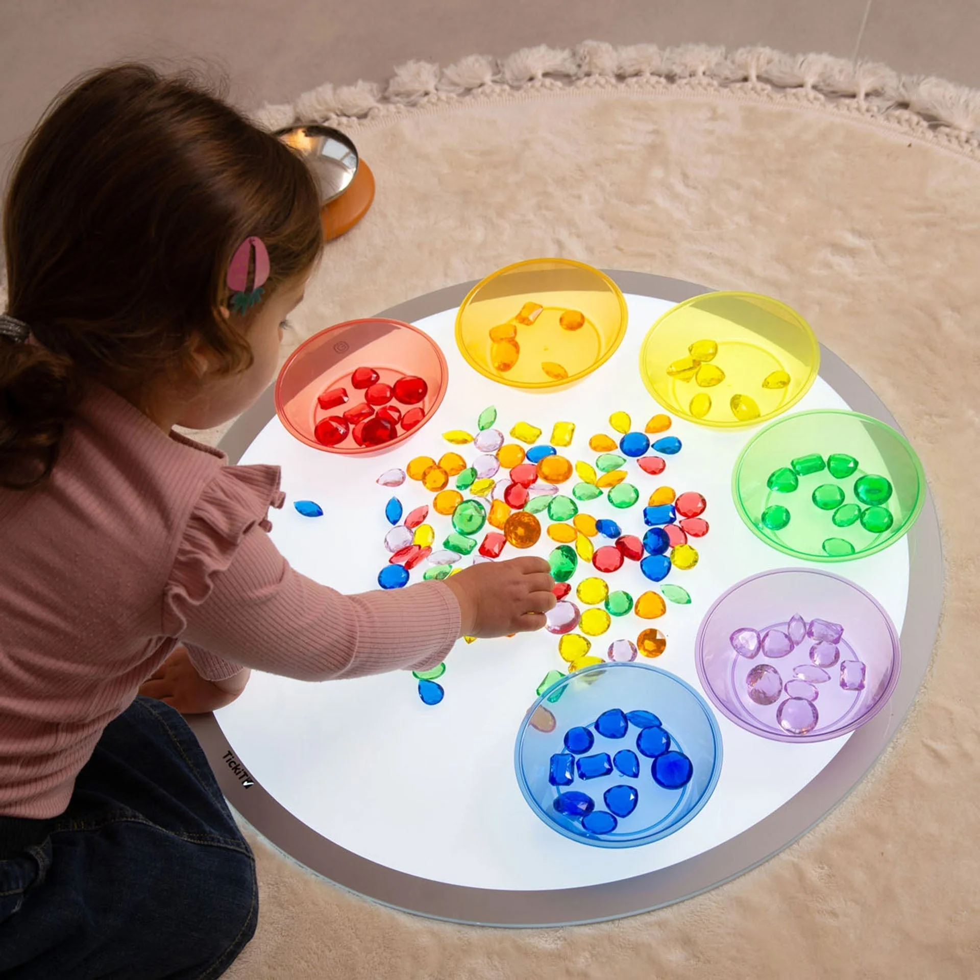 Translucent Colour Jewels - Pack of 144 - Image 9