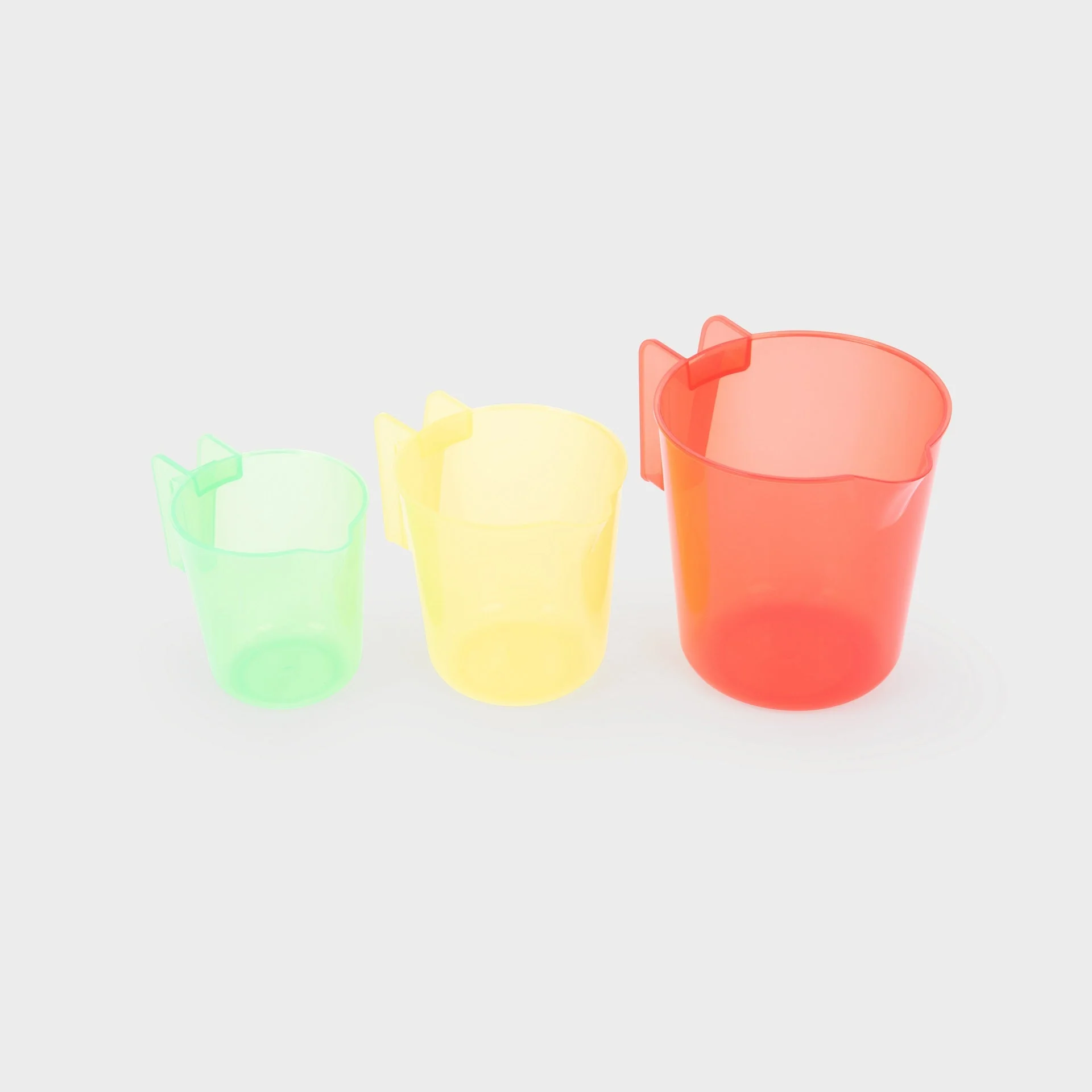 Translucent Colour Nesting Jugs - Pack of 3 - Image 4