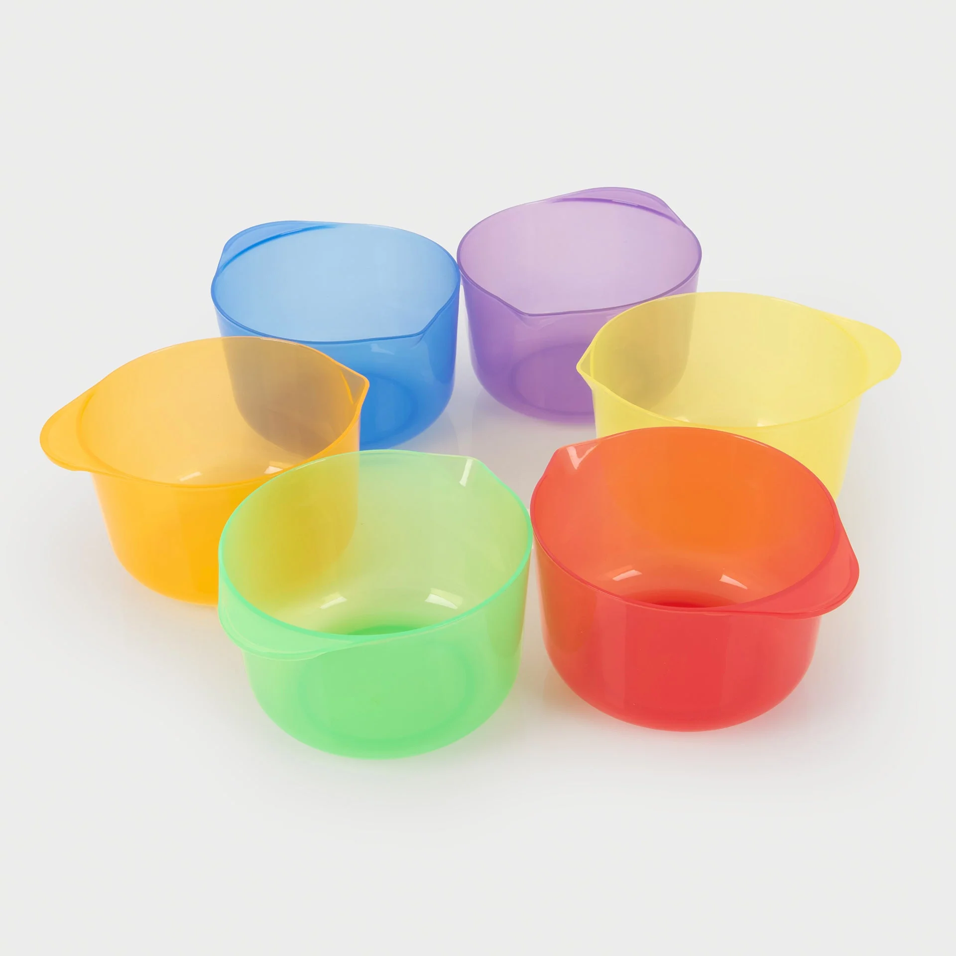 Translucent Colour Pouring Bowls - Pack of 6 - Image 2