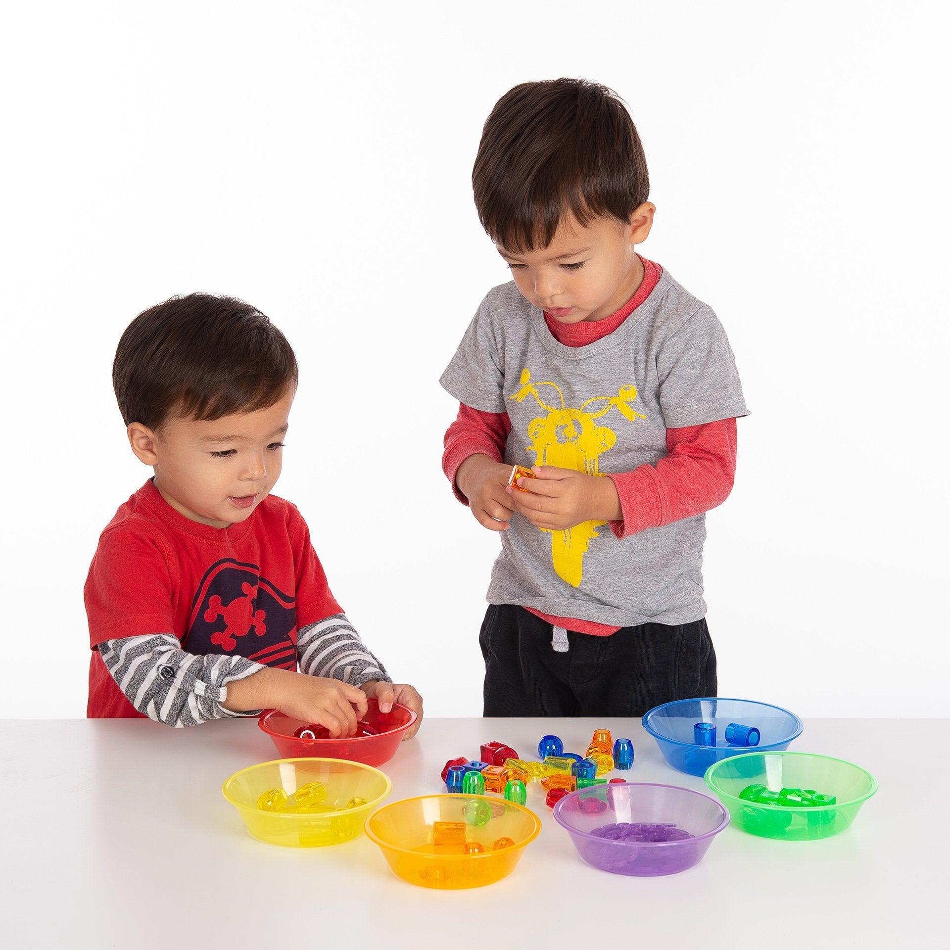 Translucent Colour Sorting Bowls - Image 3