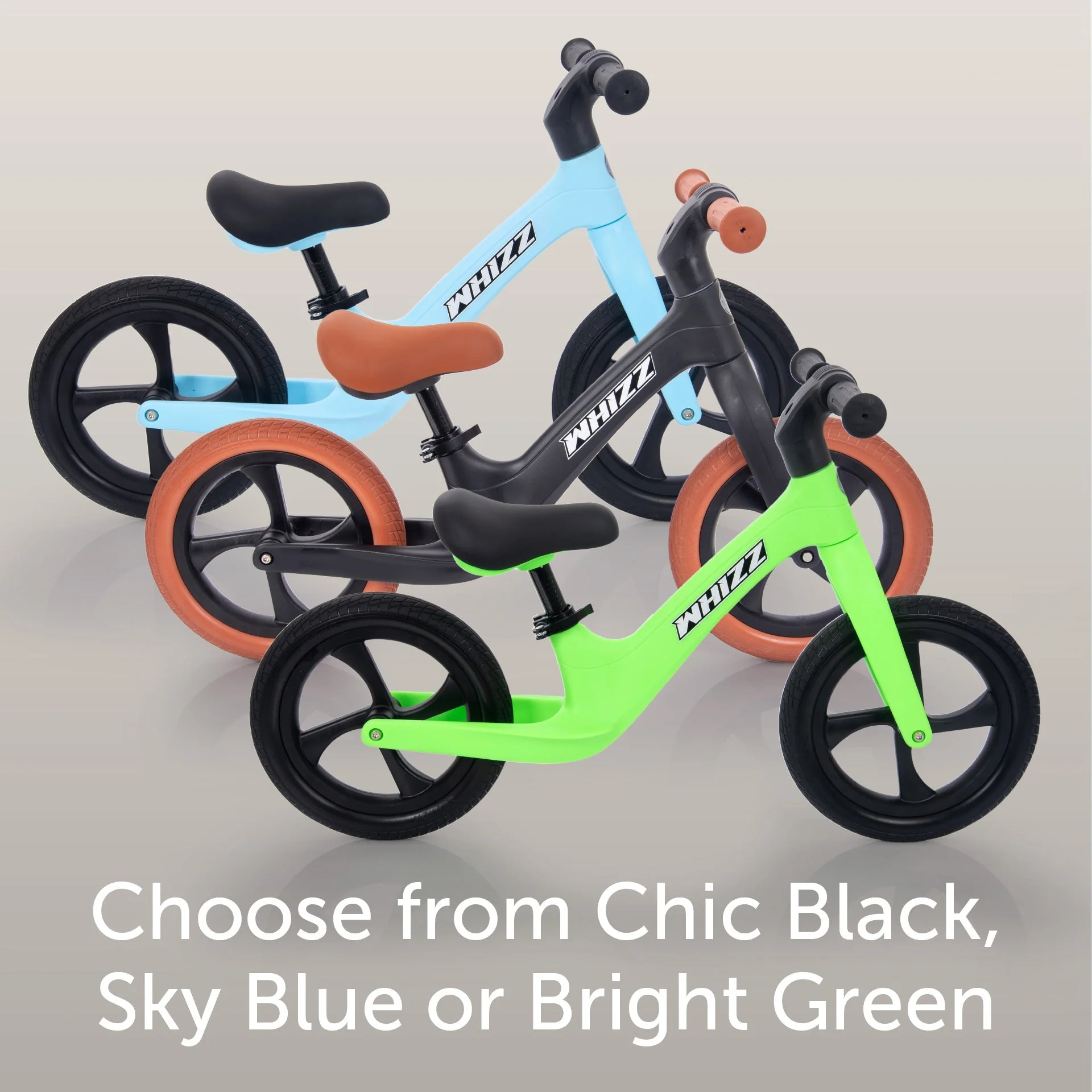 Whizz Balance Bike - Black - Image 6