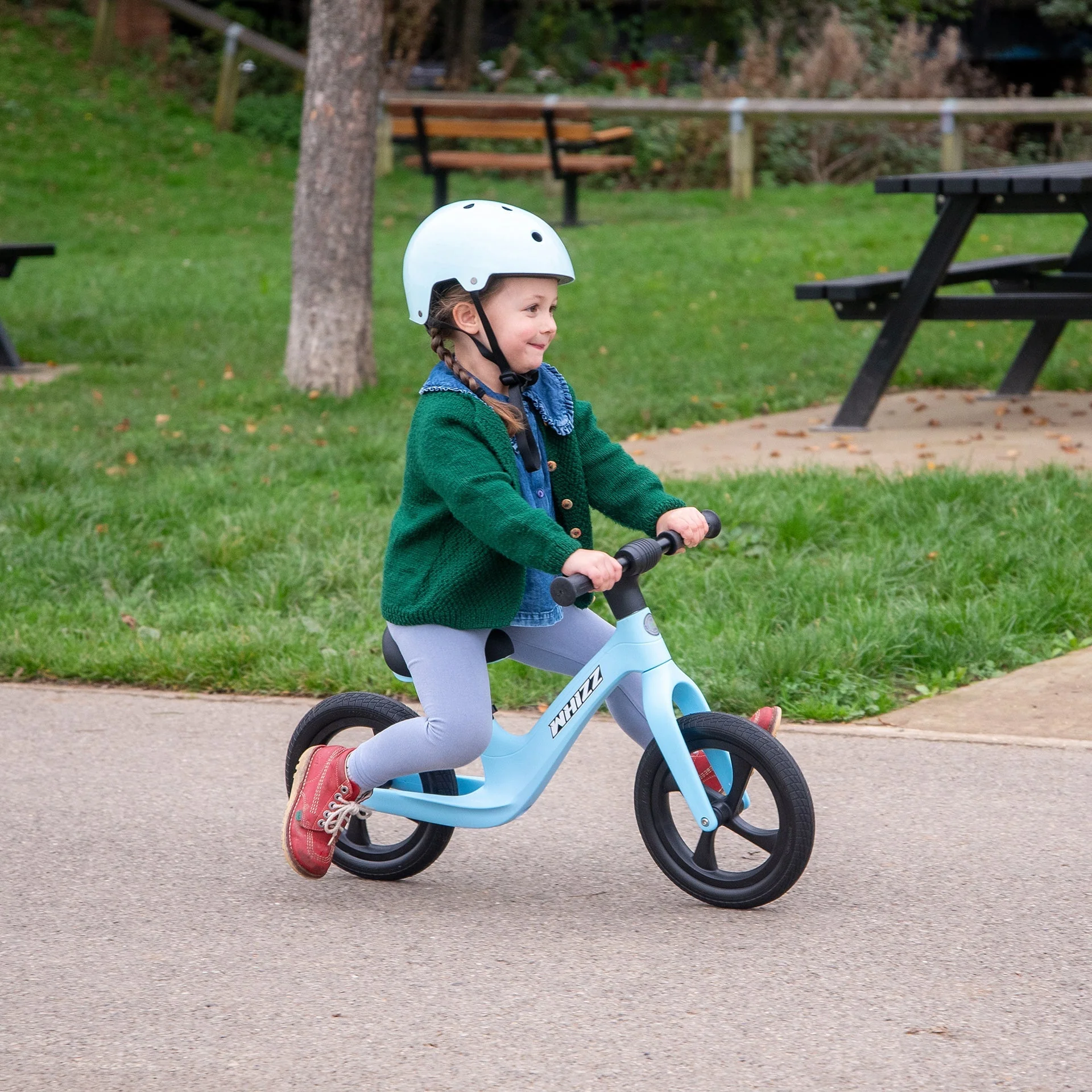 Whizz Balance Bike - Blue - Image 6