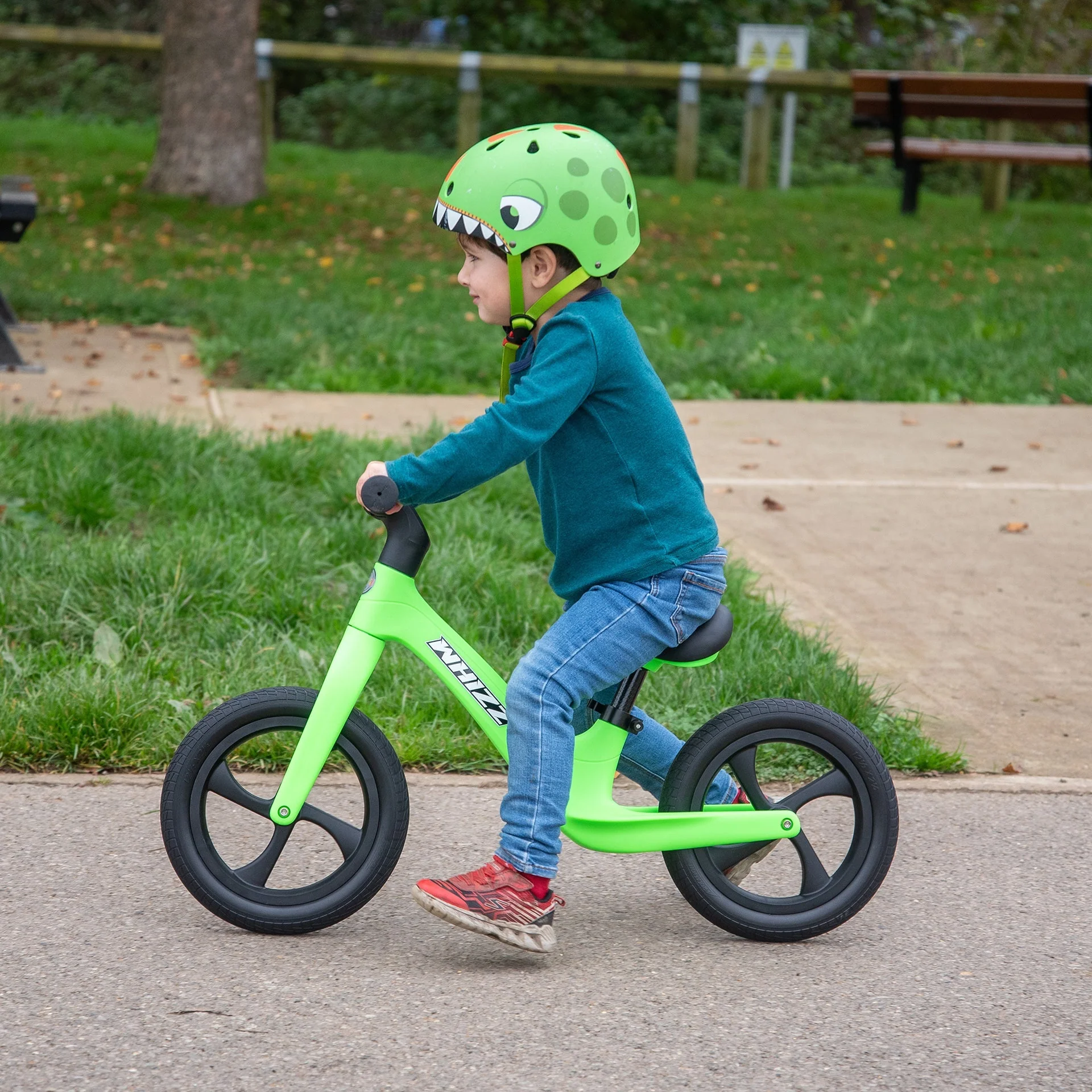 Whizz Balance Bike - Green - Image 7