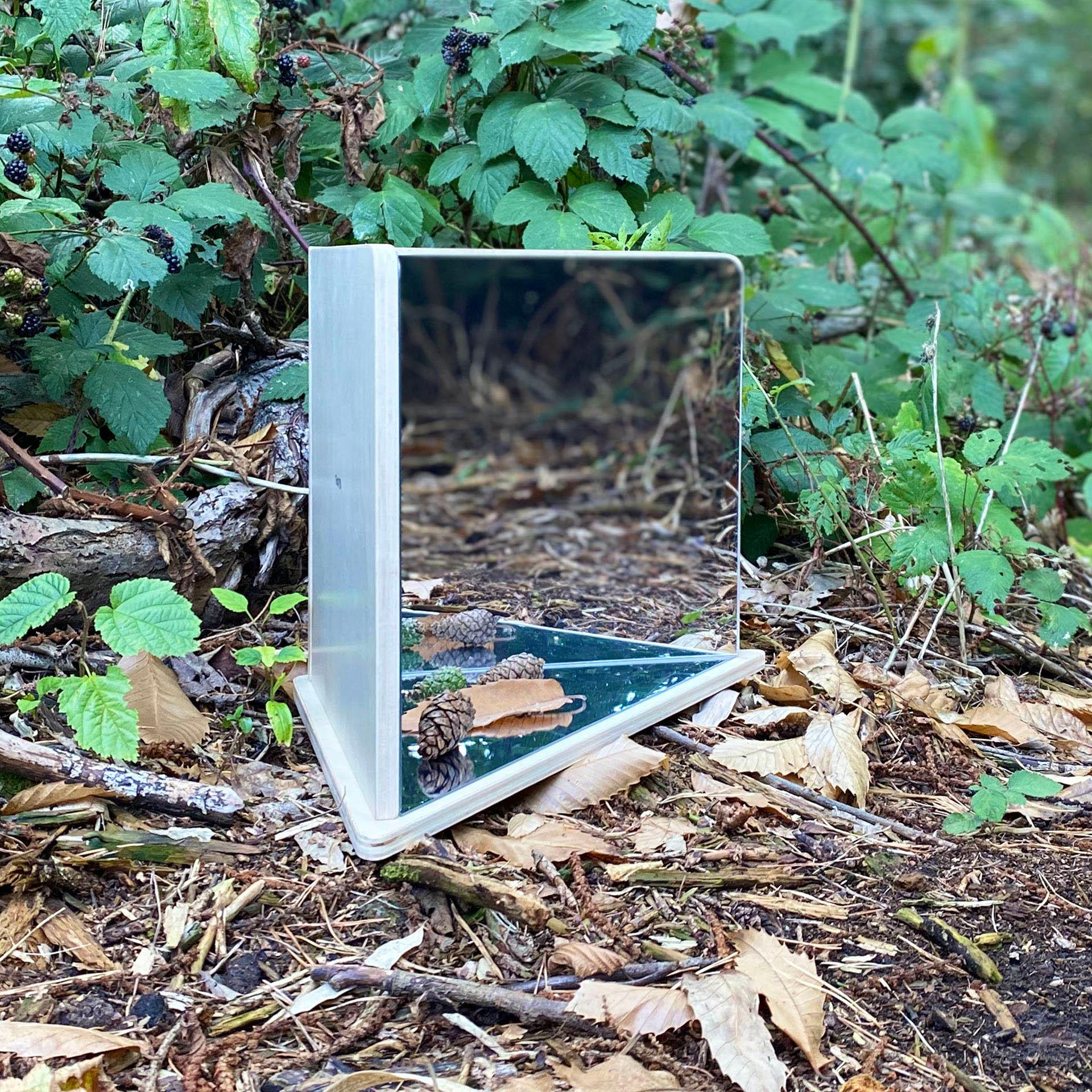 Wooden 4-Way Mirror - Image 8