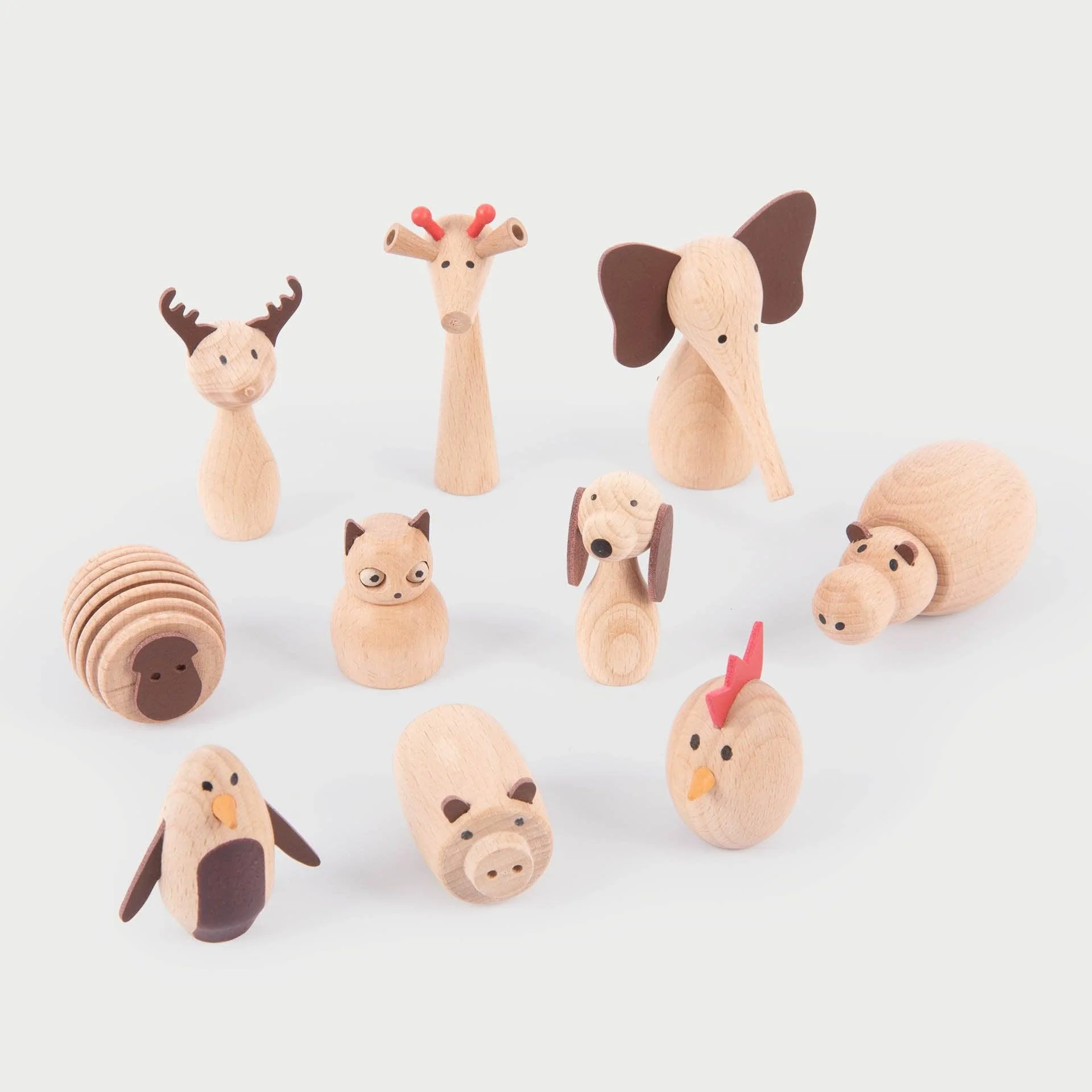 Wooden Animal Friends - Image 3