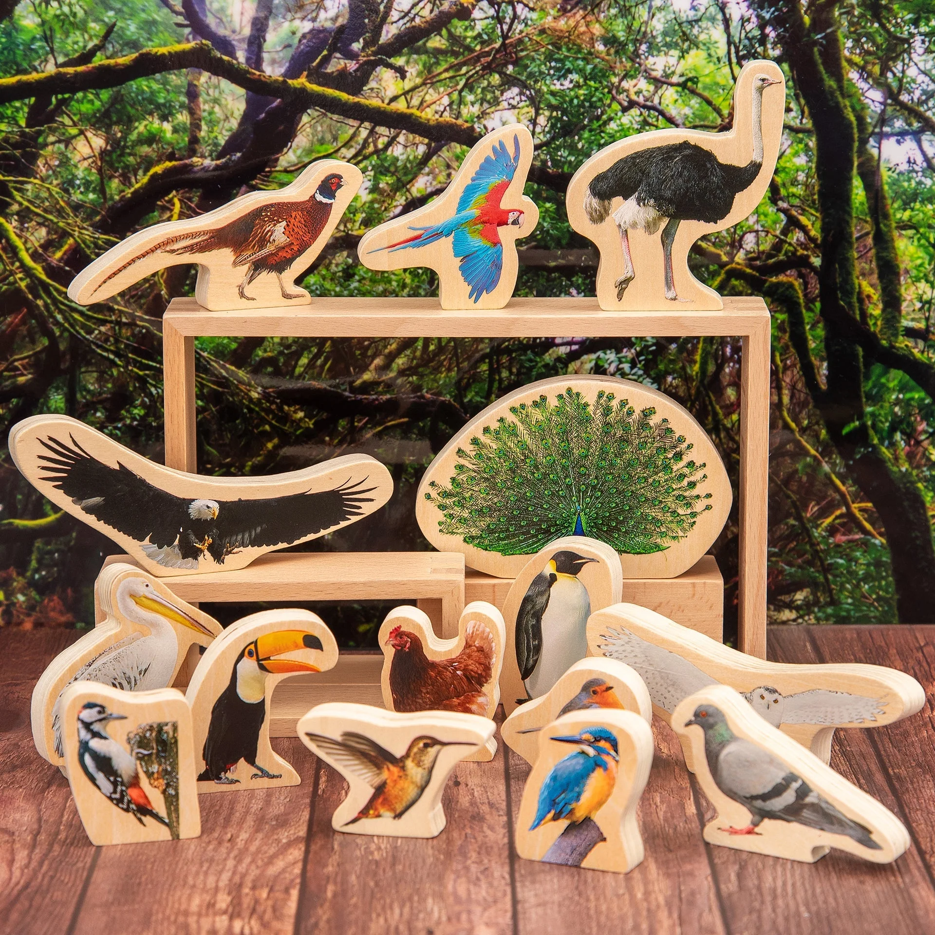 Wooden Bird Blocks - Image 2