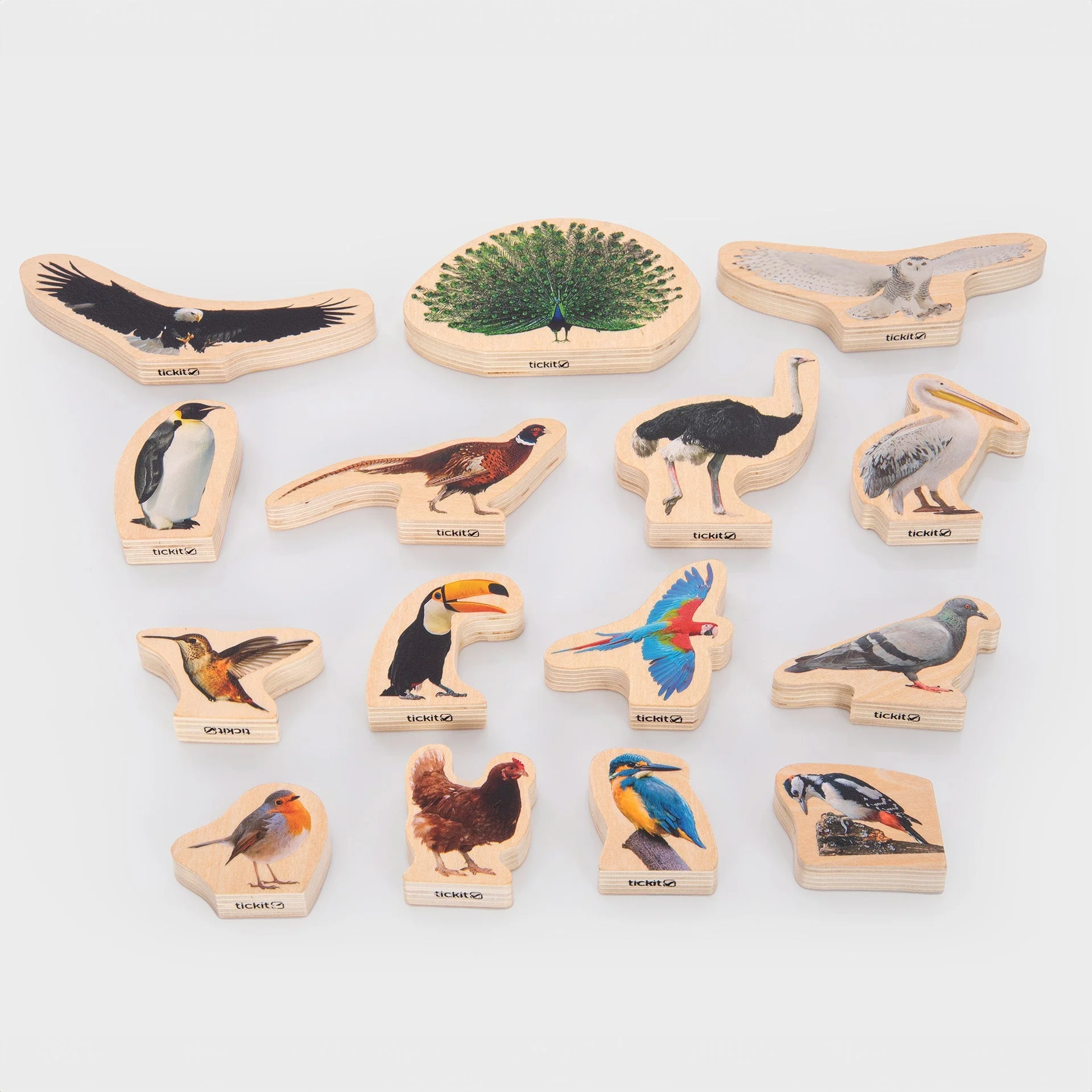 Wooden Bird Blocks - Image 3
