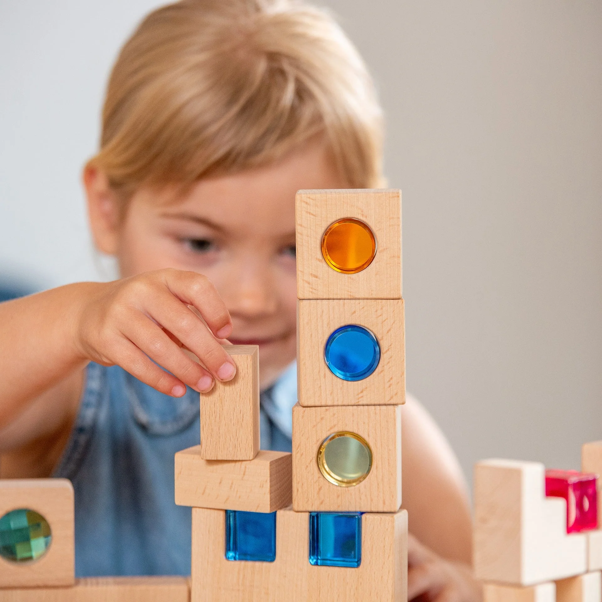 Wooden Building Gem Blocks Super Set - Image 12