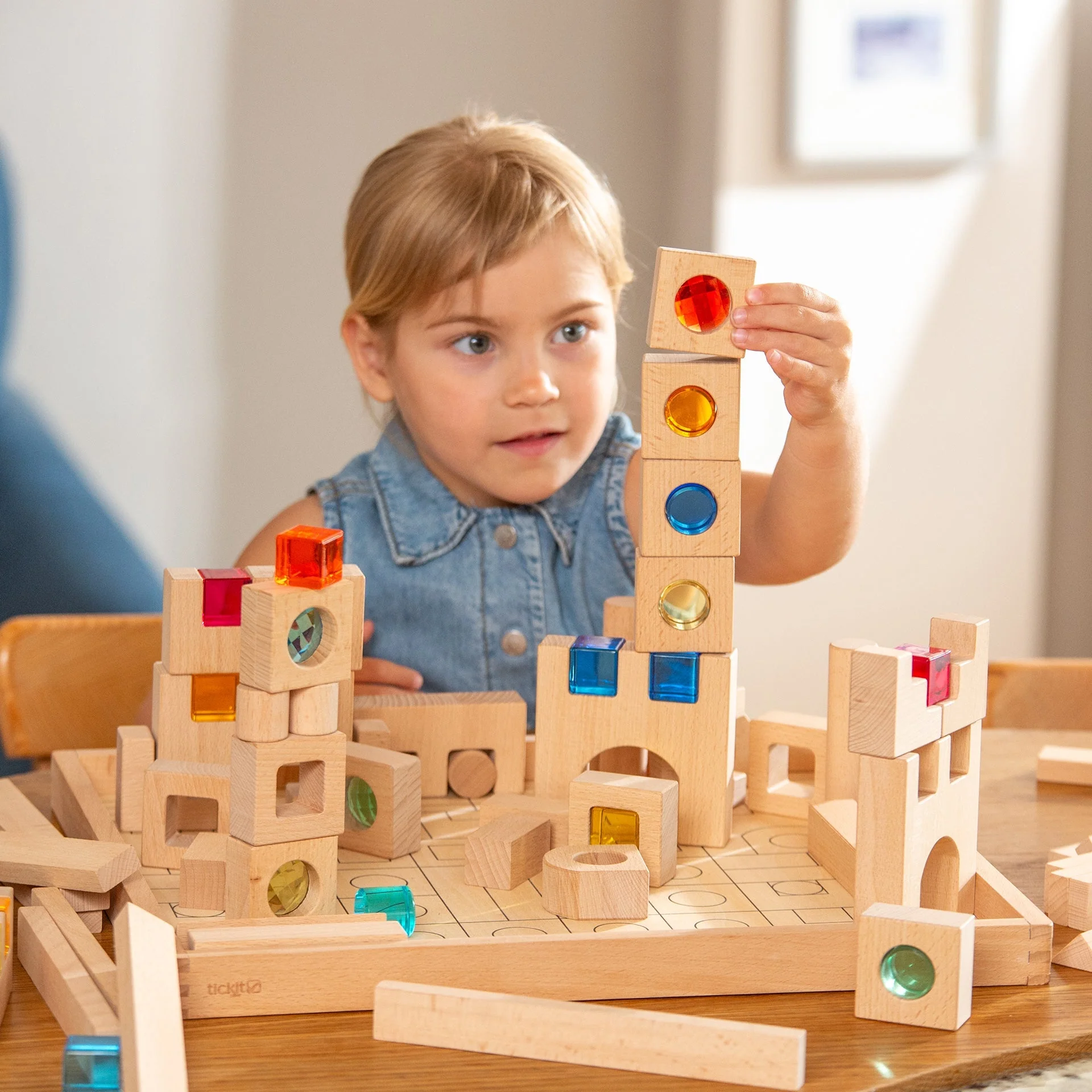 Wooden Building Gem Blocks Super Set - Image 13