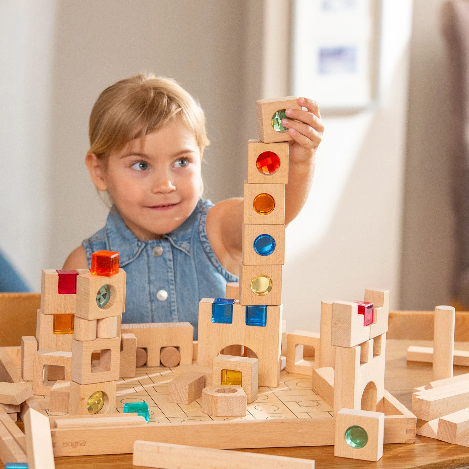 Wooden Building Gem Blocks Super Set - Image 14