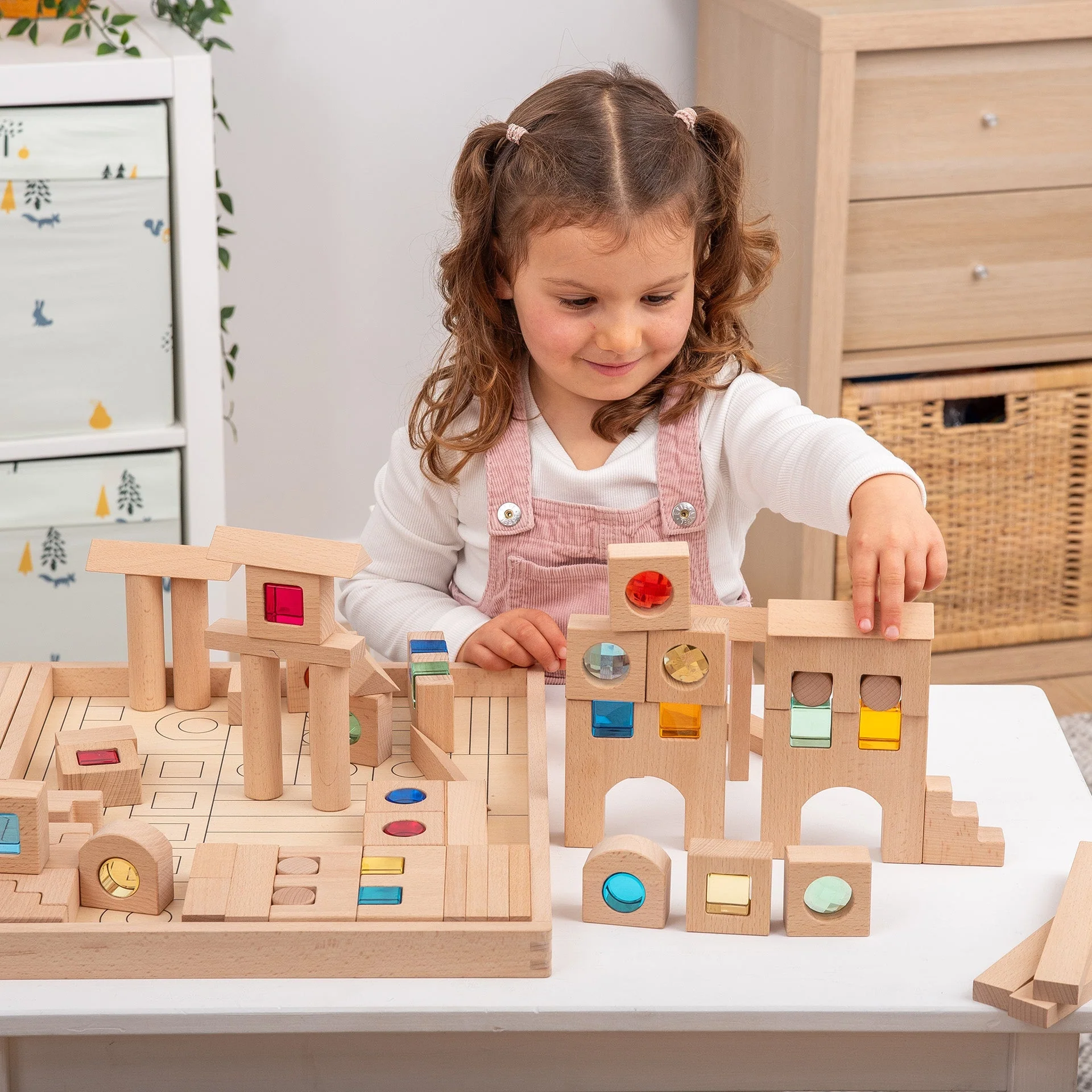 Wooden Building Gem Blocks Super Set - Image 4