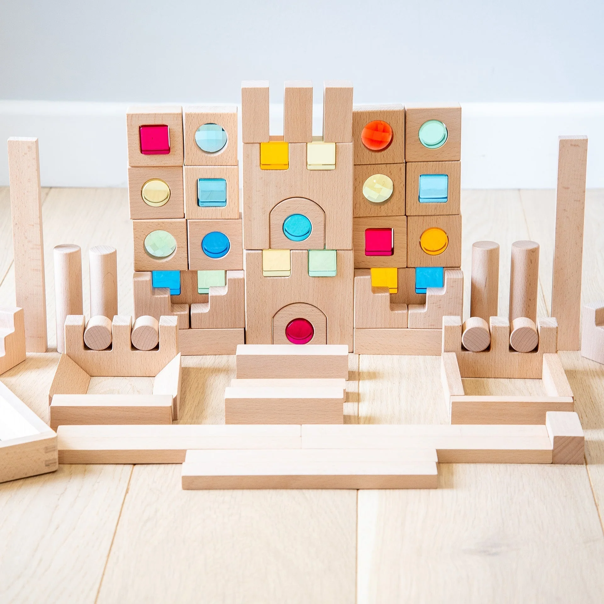 Wooden Building Gem Blocks Super Set - Image 5