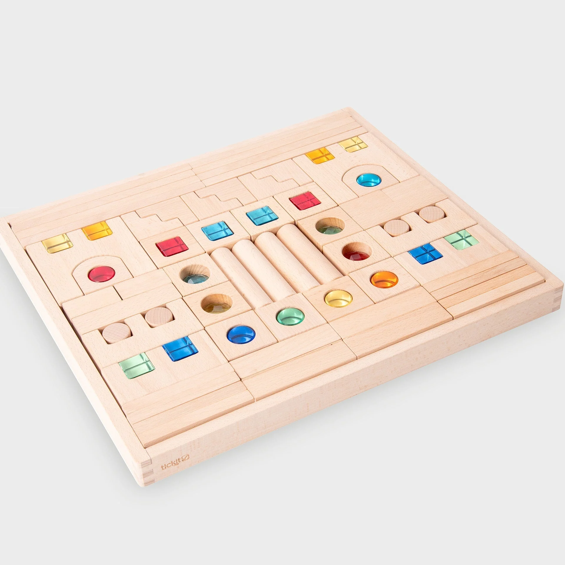 Wooden Building Gem Blocks Super Set - Image 6
