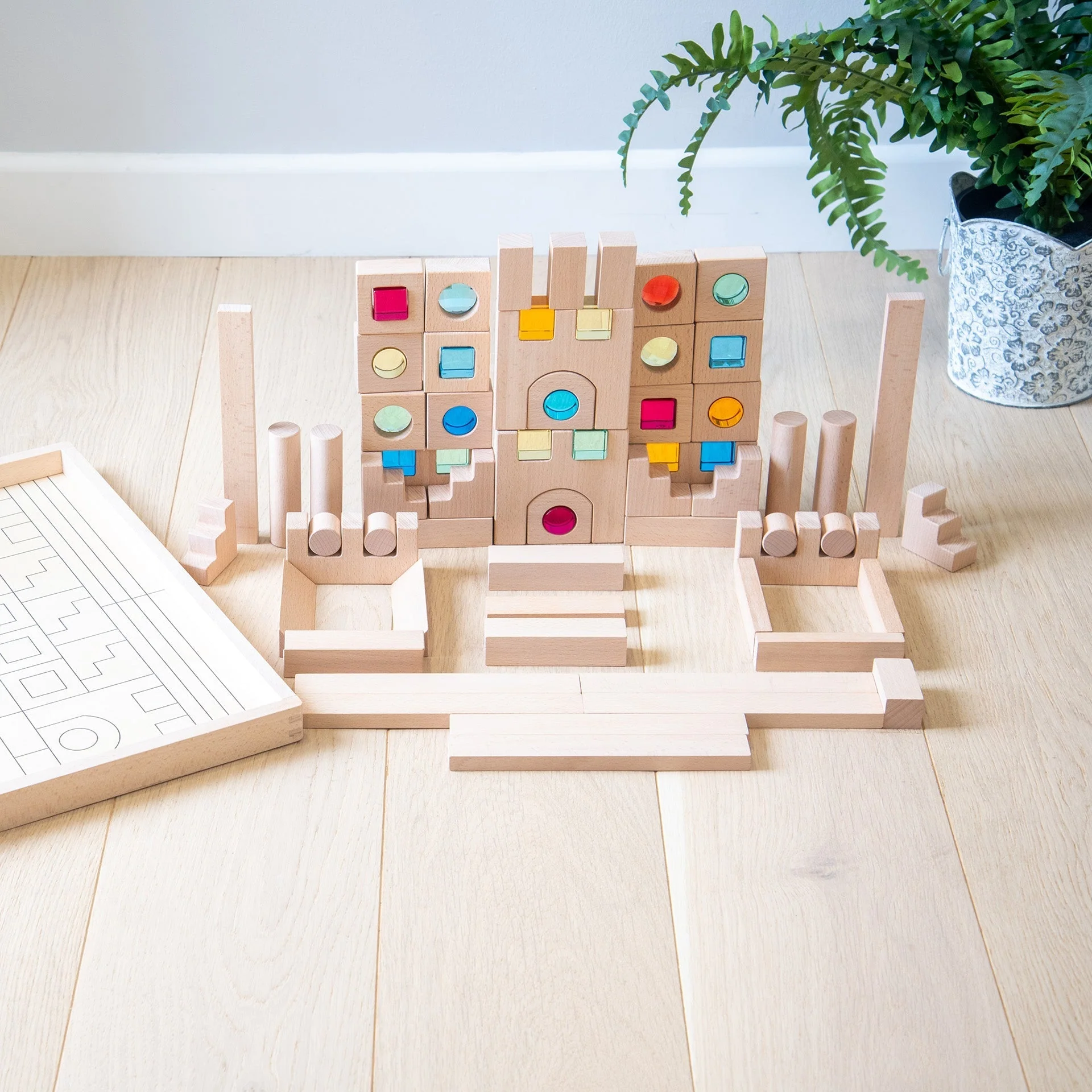 Wooden Building Gem Blocks Super Set - Image 9