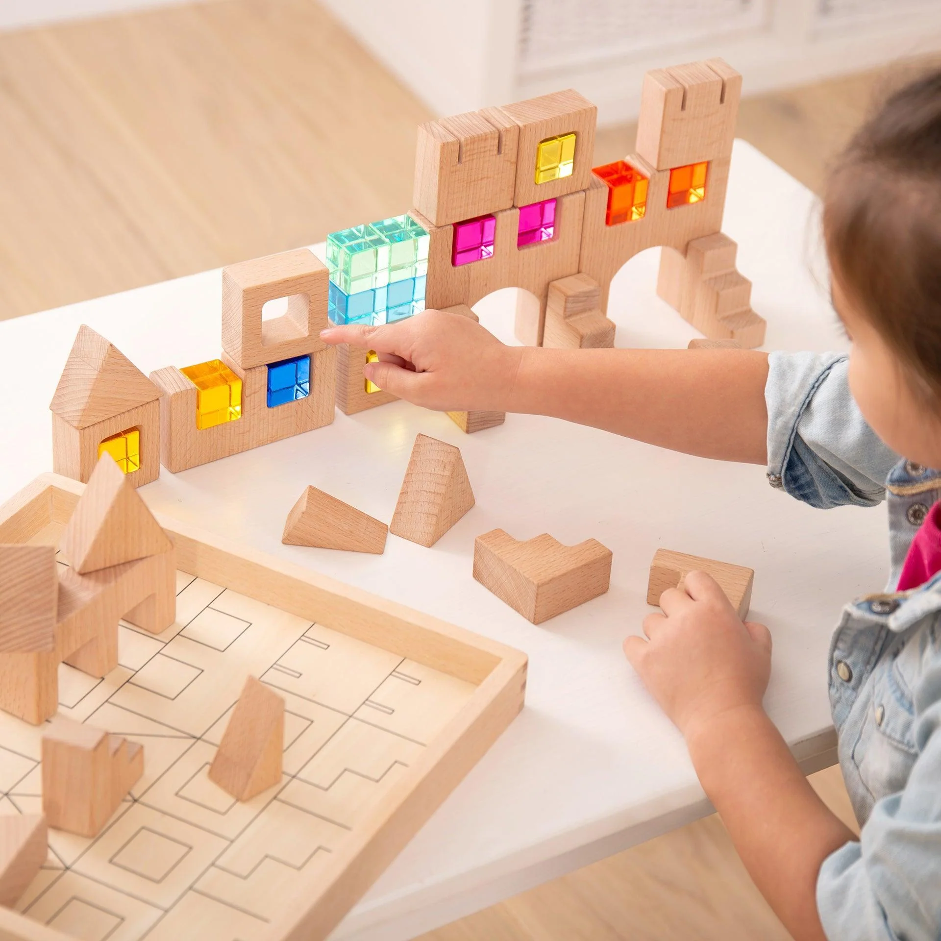 Wooden Building Gem Blocks - Image 4