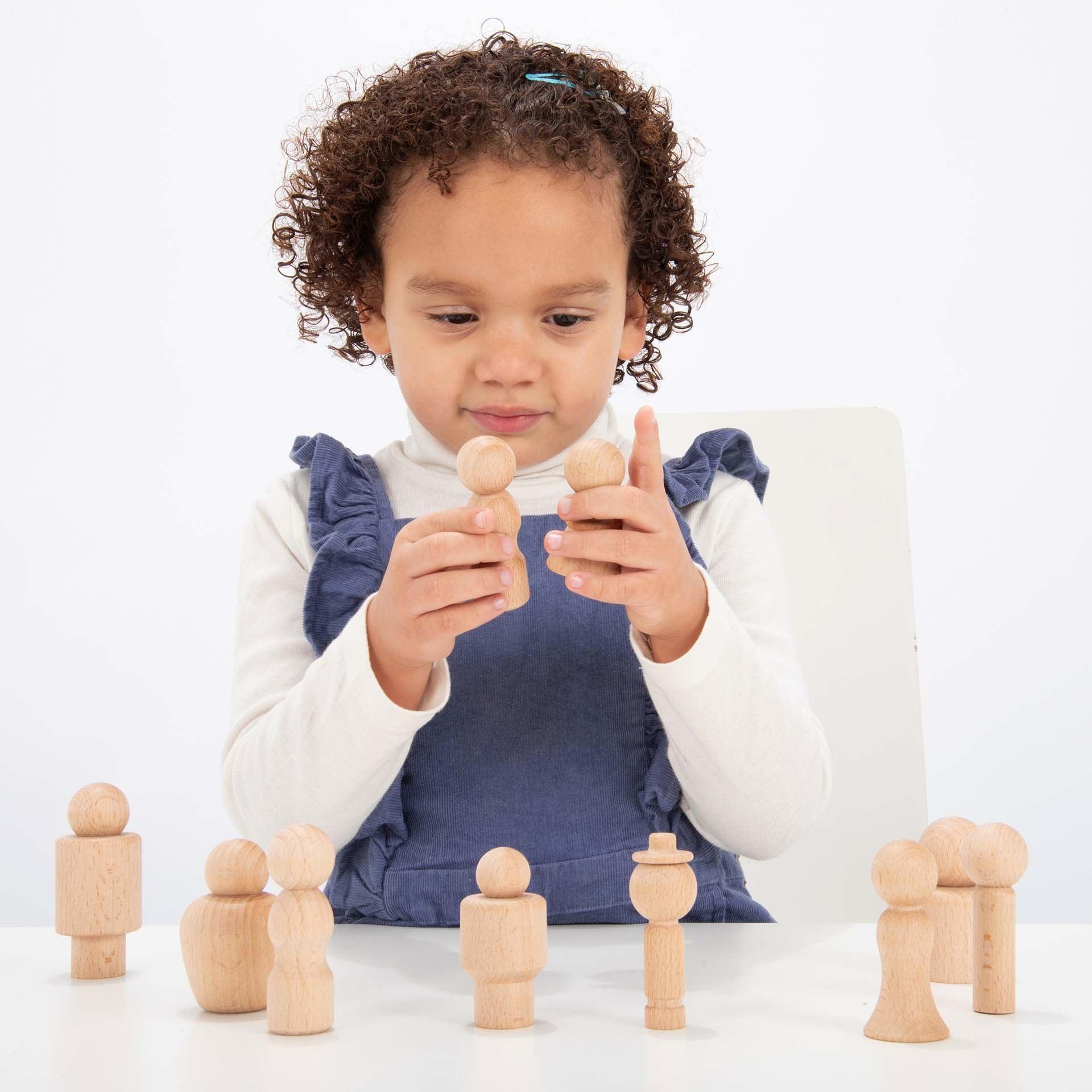 Wooden Community Figures - Image 3