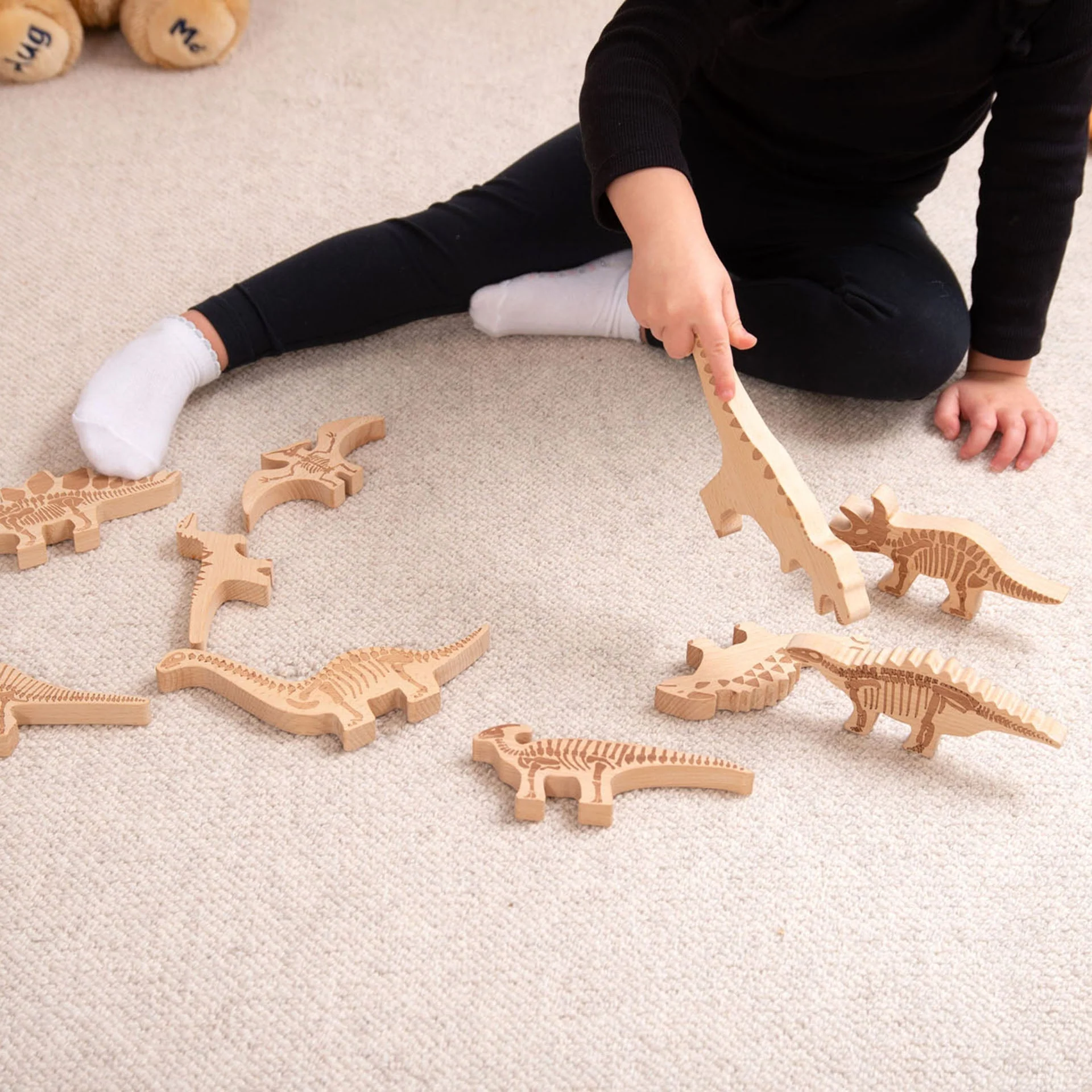 Wooden Dinosaur Blocks - Image 11