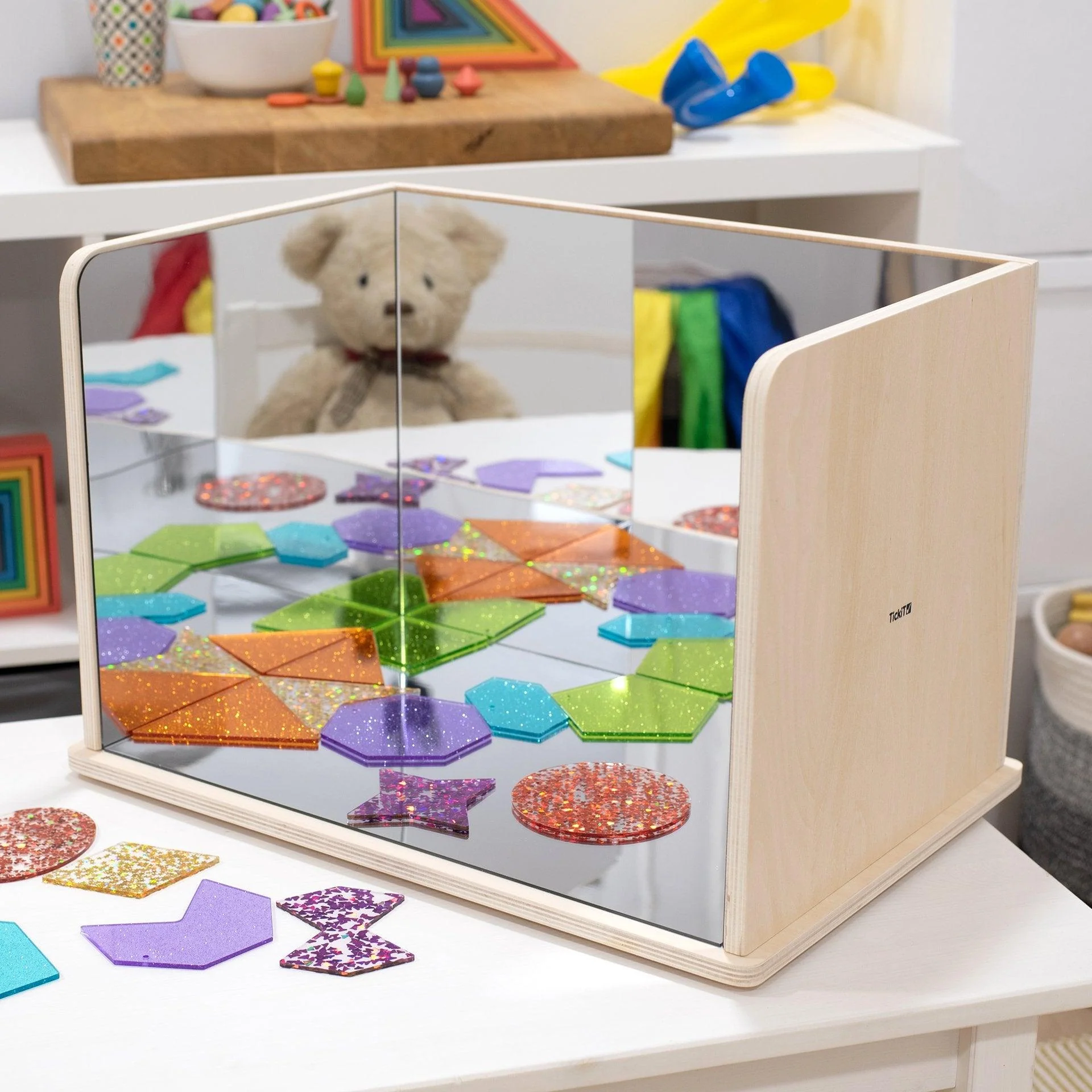 Wooden Exploratory Mirror - Image 3