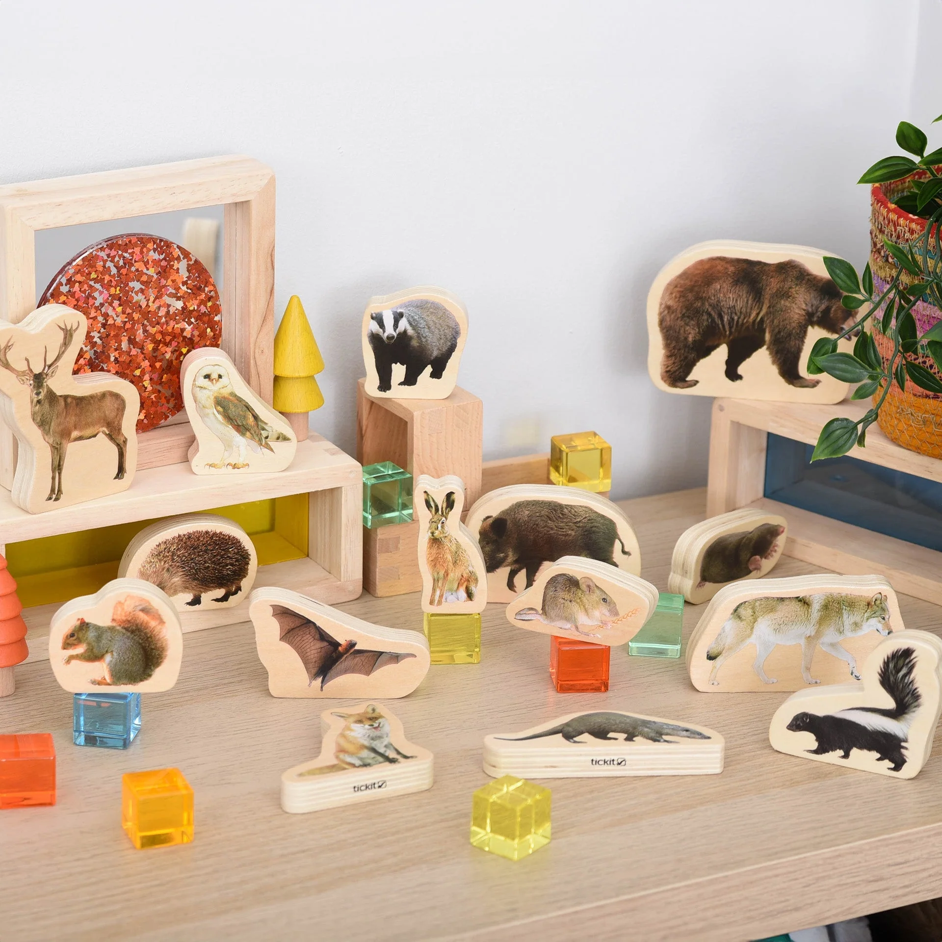 Wooden Forest Animal Blocks - Image 2