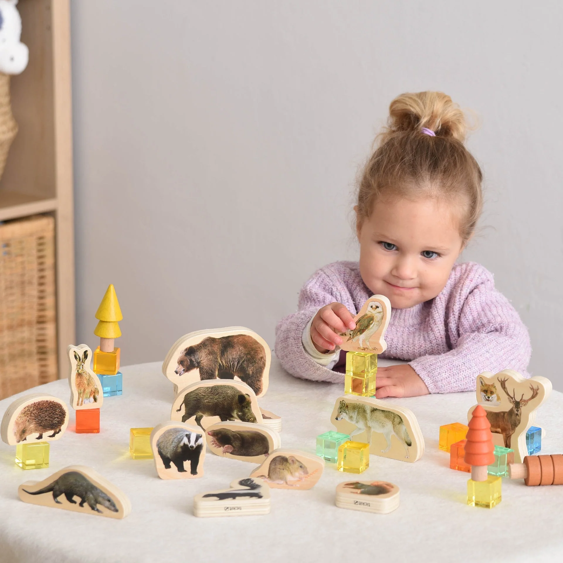 Wooden Forest Animal Blocks - Image 8