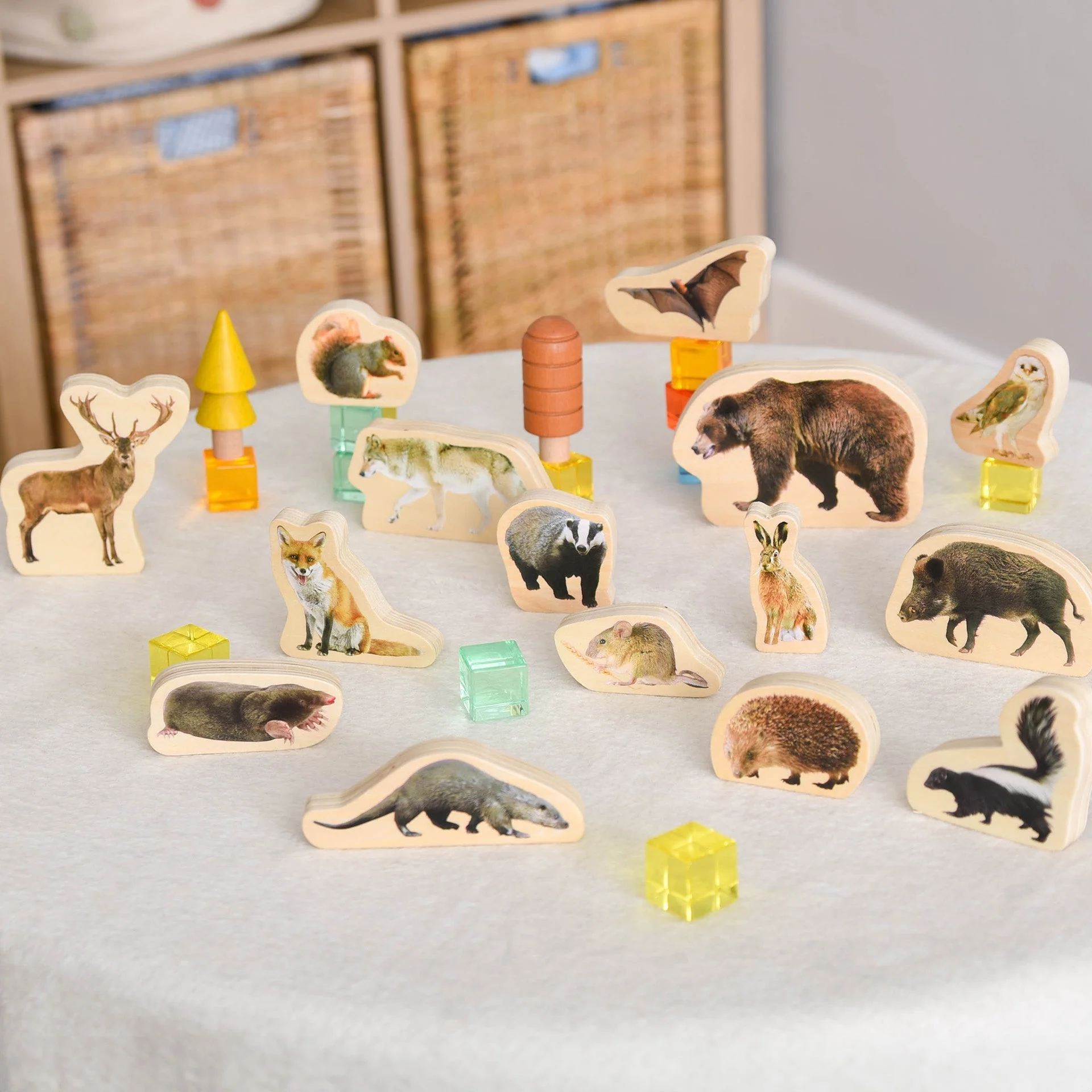 Wooden Forest Animal Blocks - Image 9