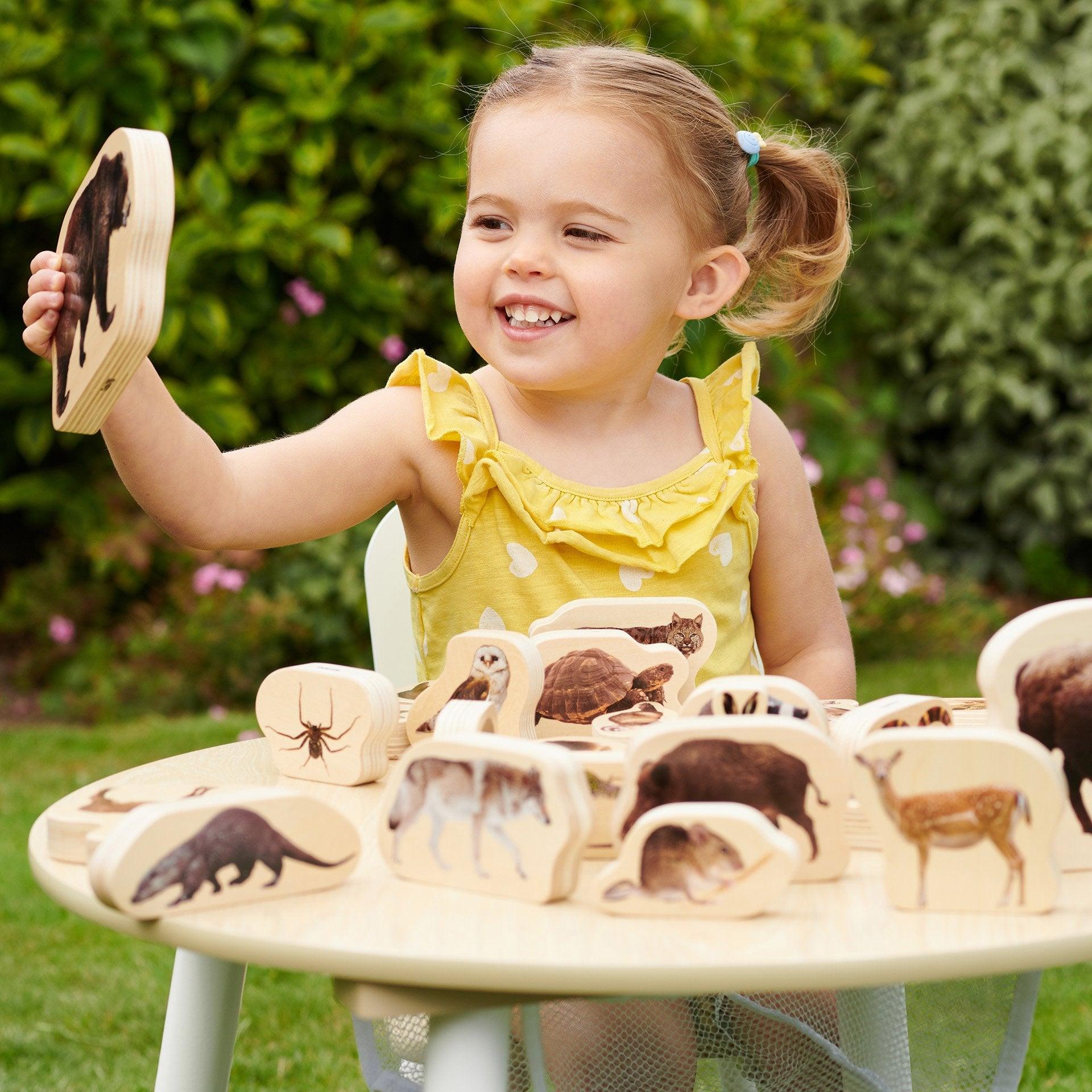 Wooden Forest Animal Blocks - Image 3