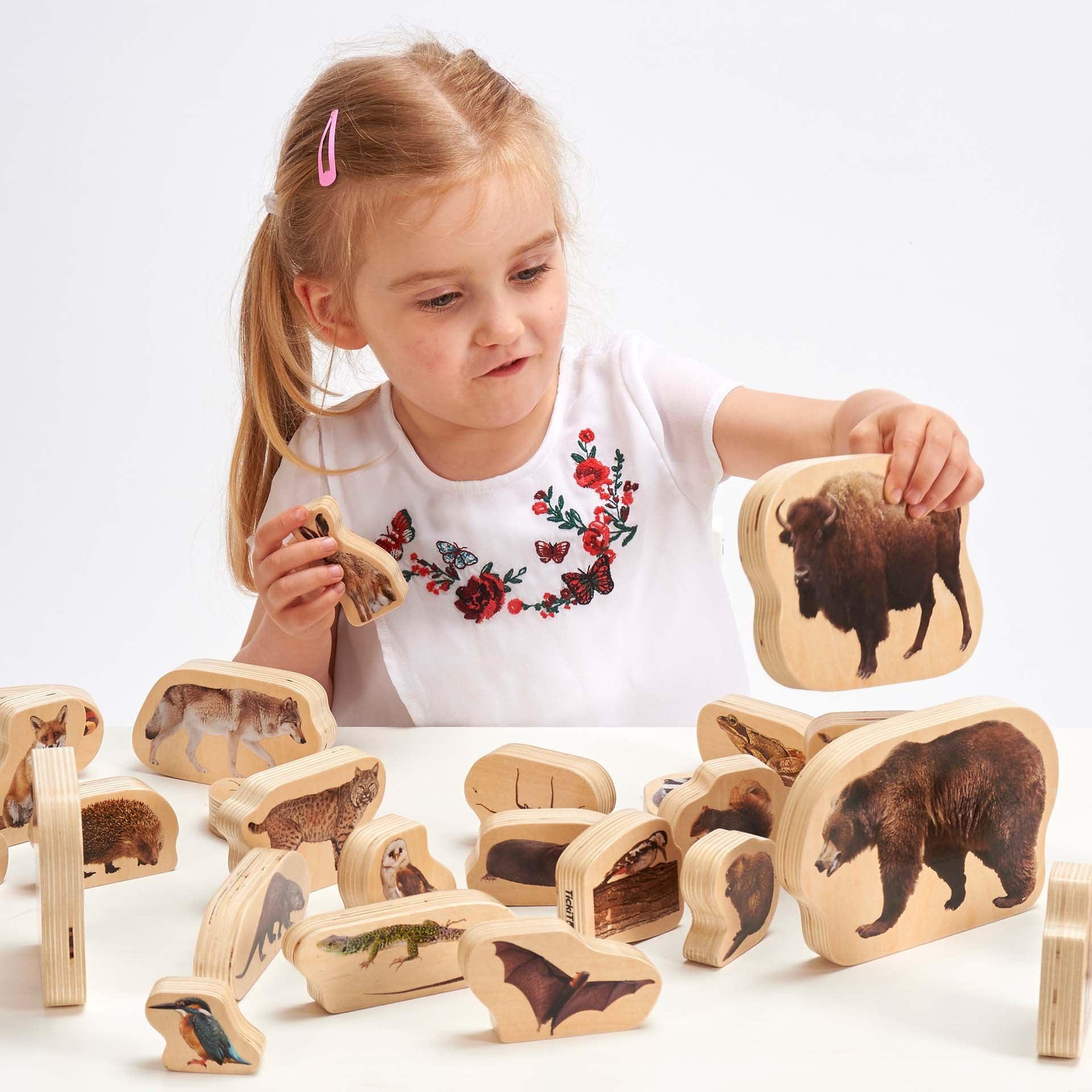 Wooden Forest Animal Blocks - Image 4