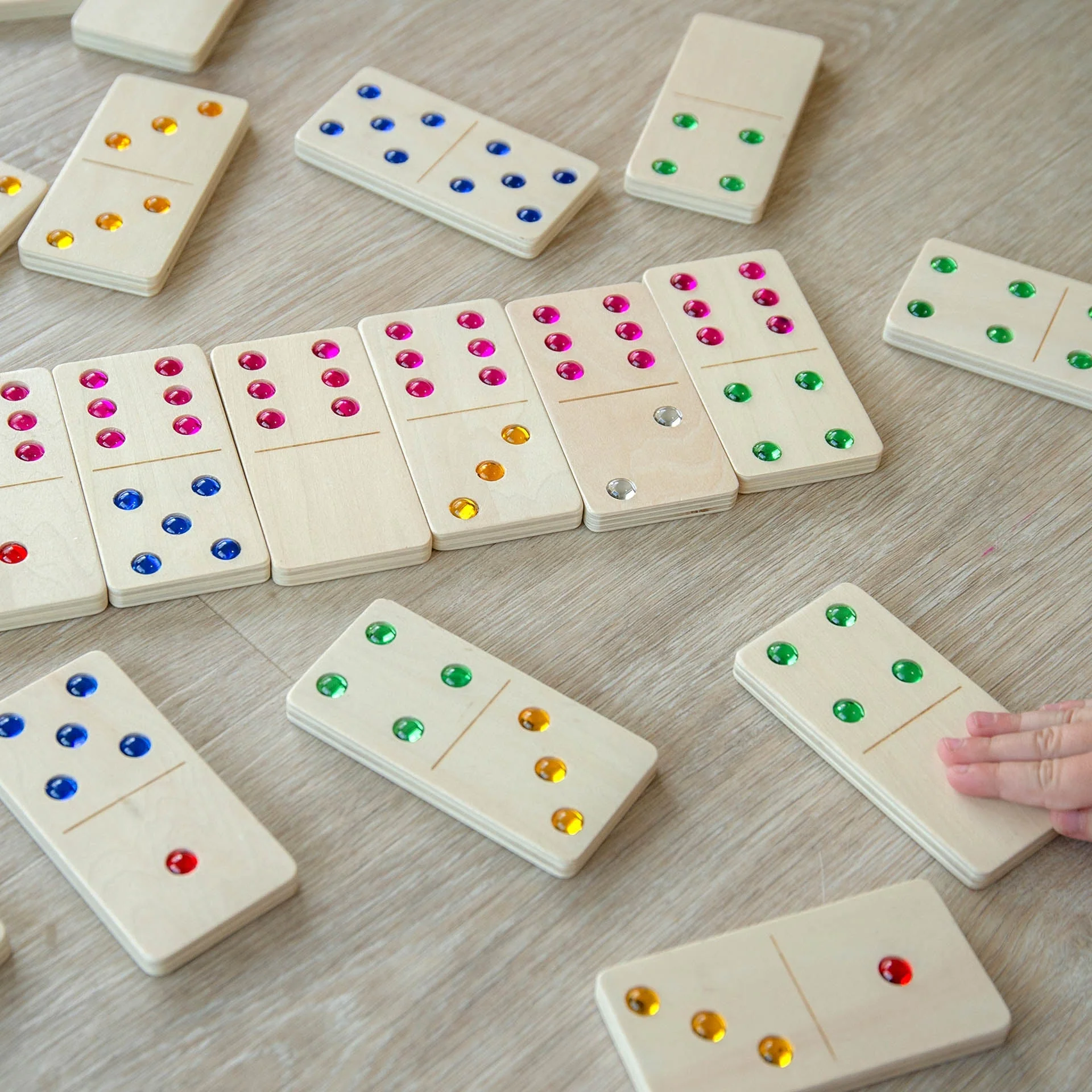 Wooden Jewel Dominoes - Image 3