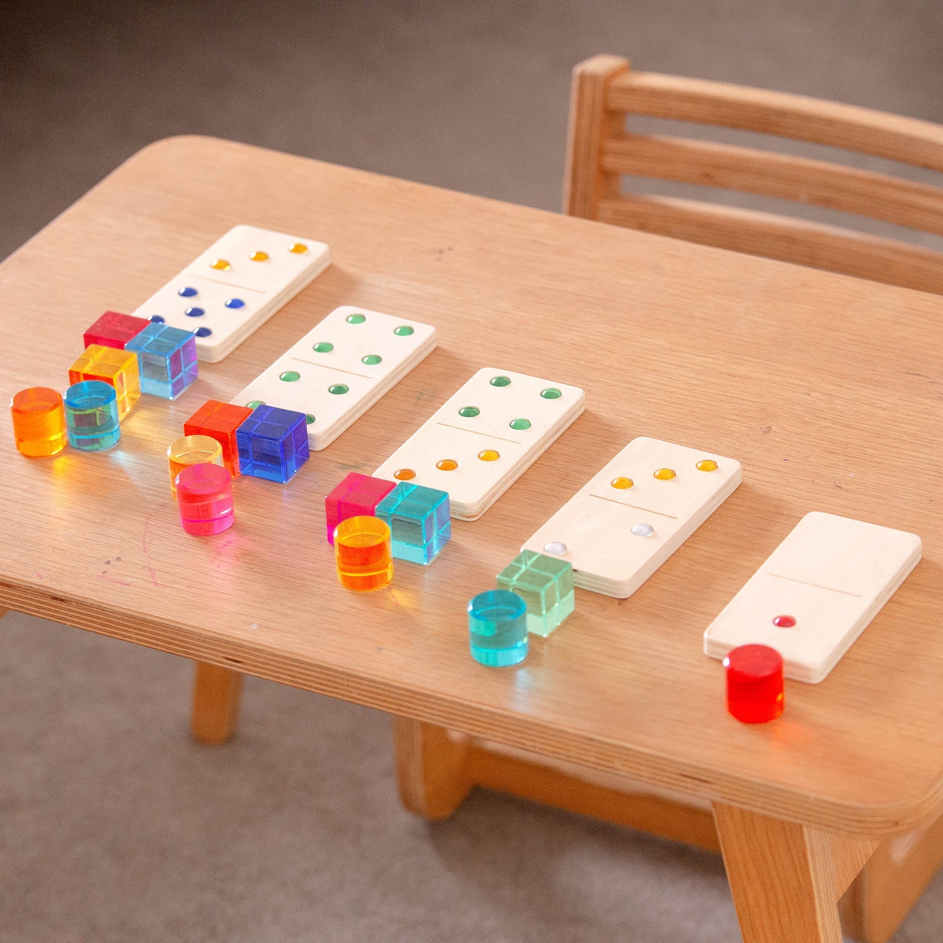 Wooden Jewel Dominoes - Image 4