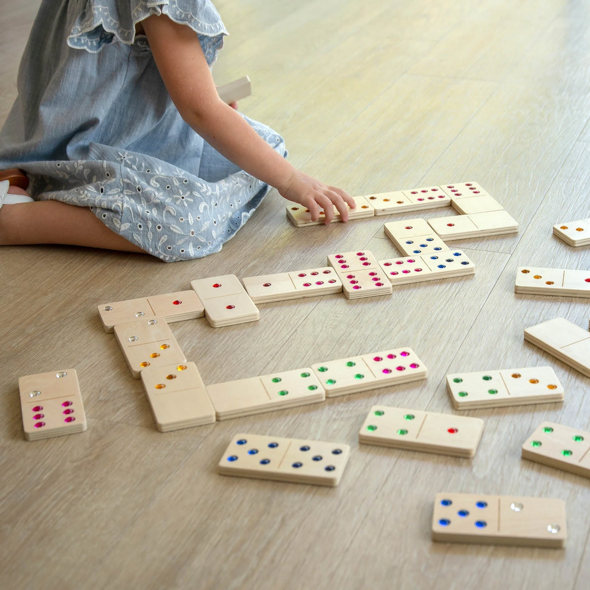 Wooden Jewel Dominoes - Image 8