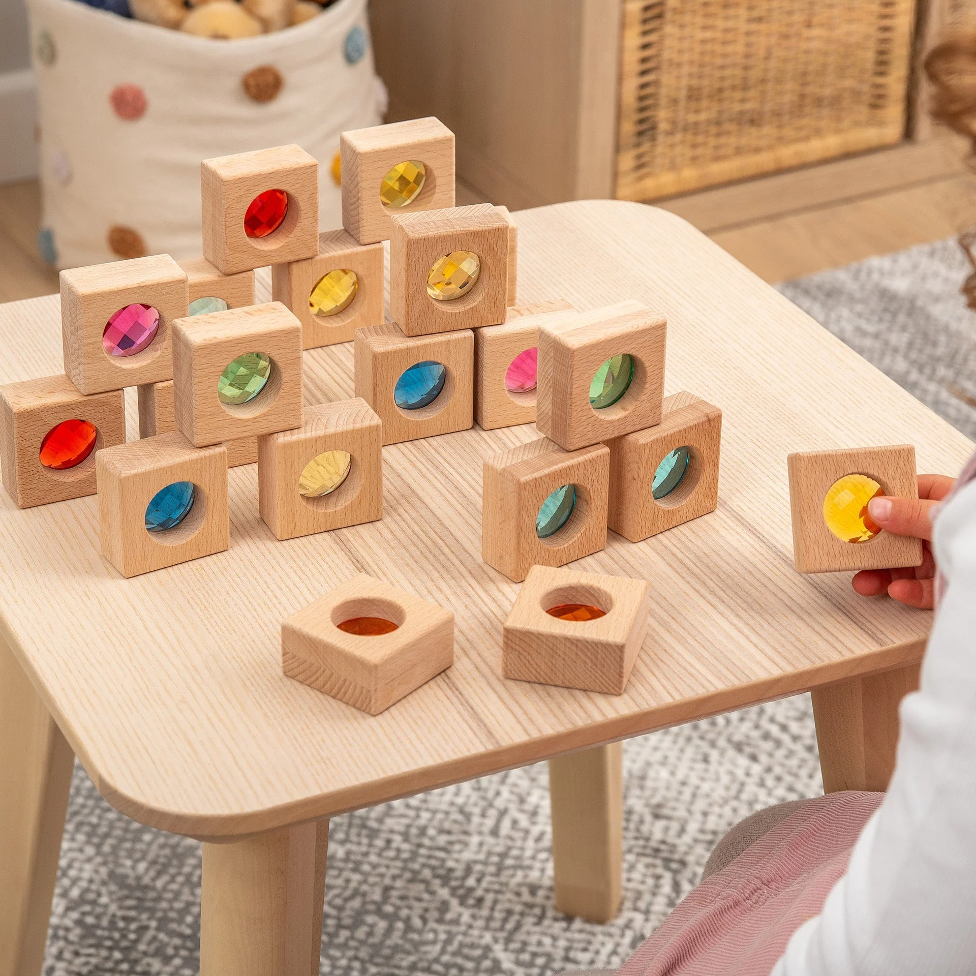 Wooden Kaleidoscope Blocks - Image 2