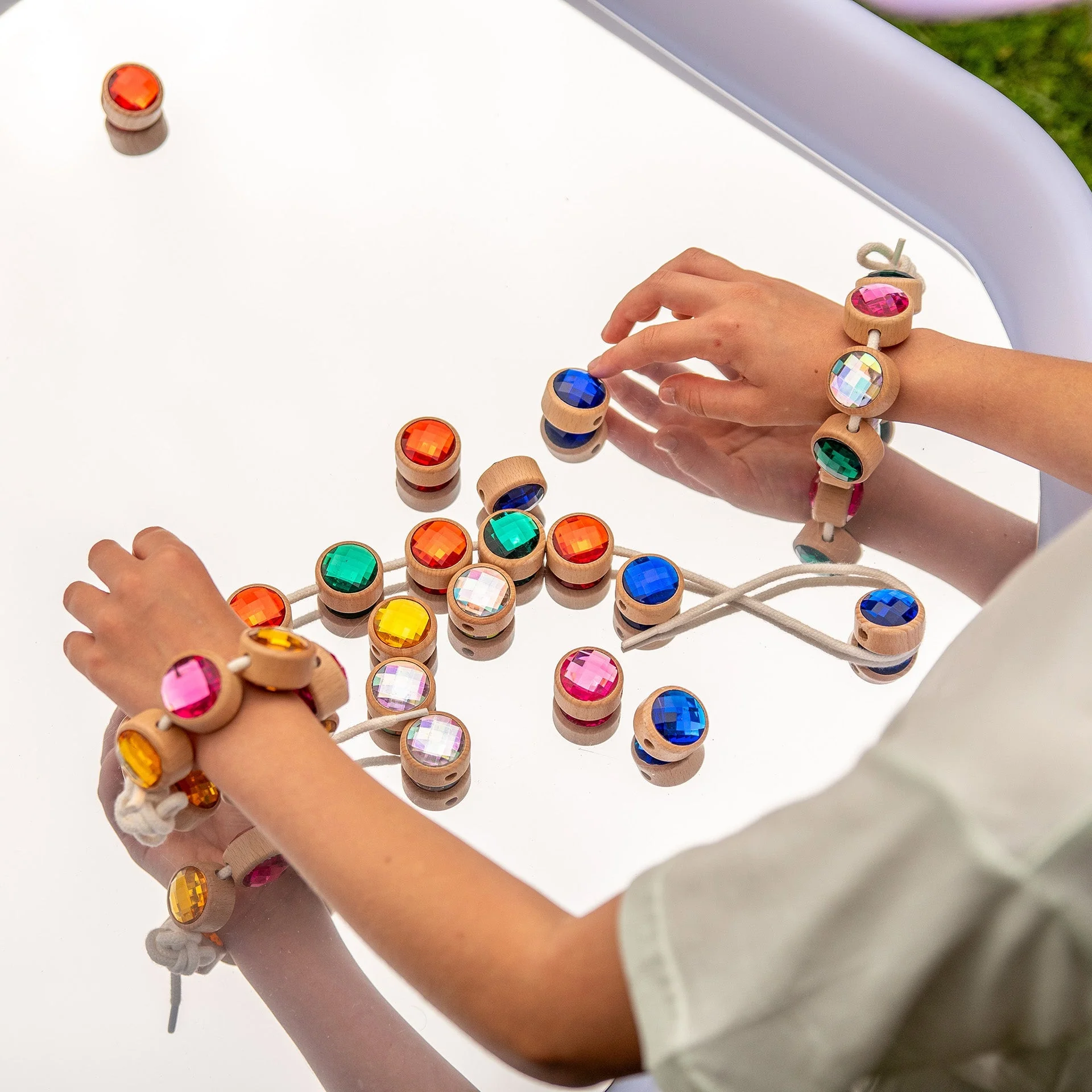 Wooden Lacing Jewels - Image 2