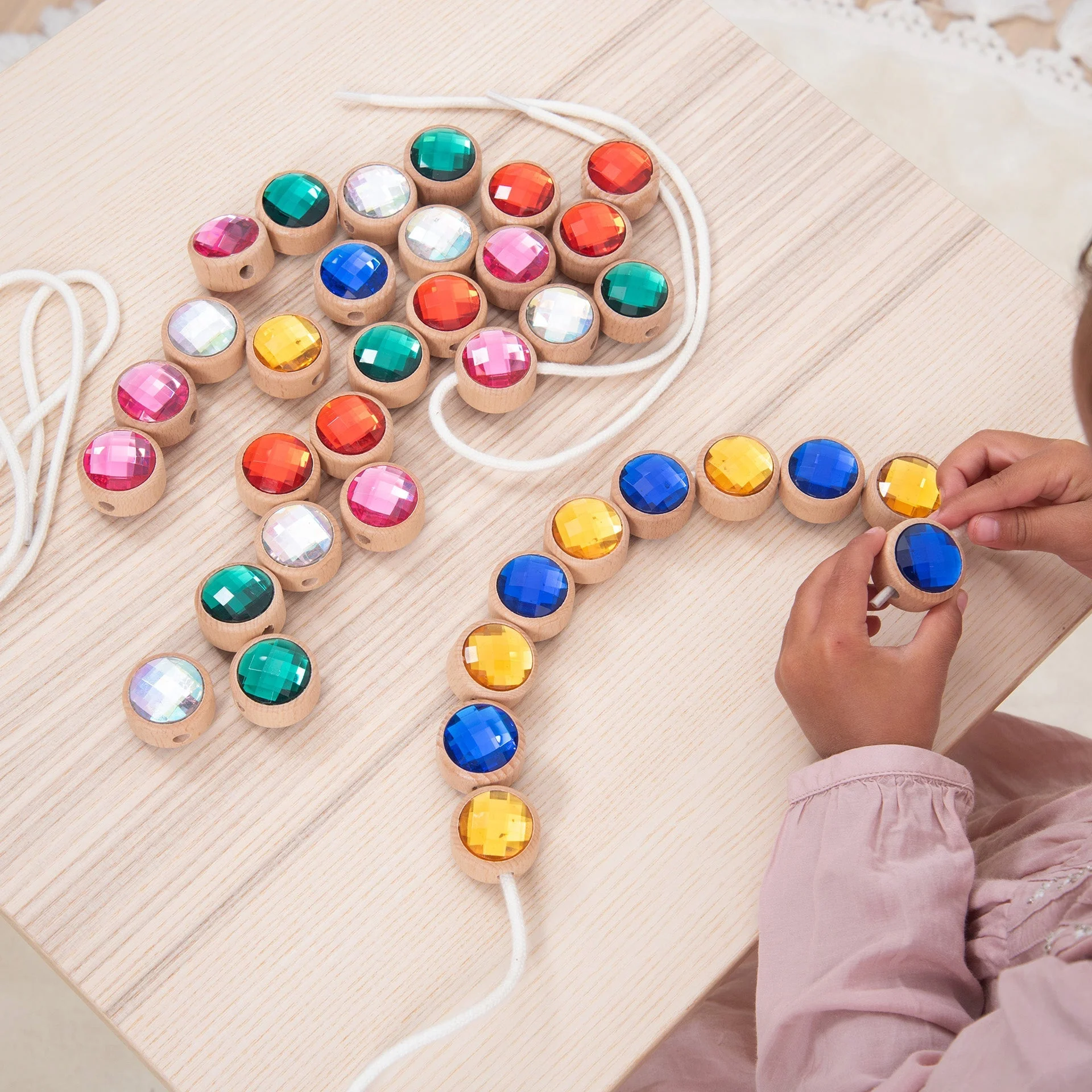Wooden Lacing Jewels - Image 3