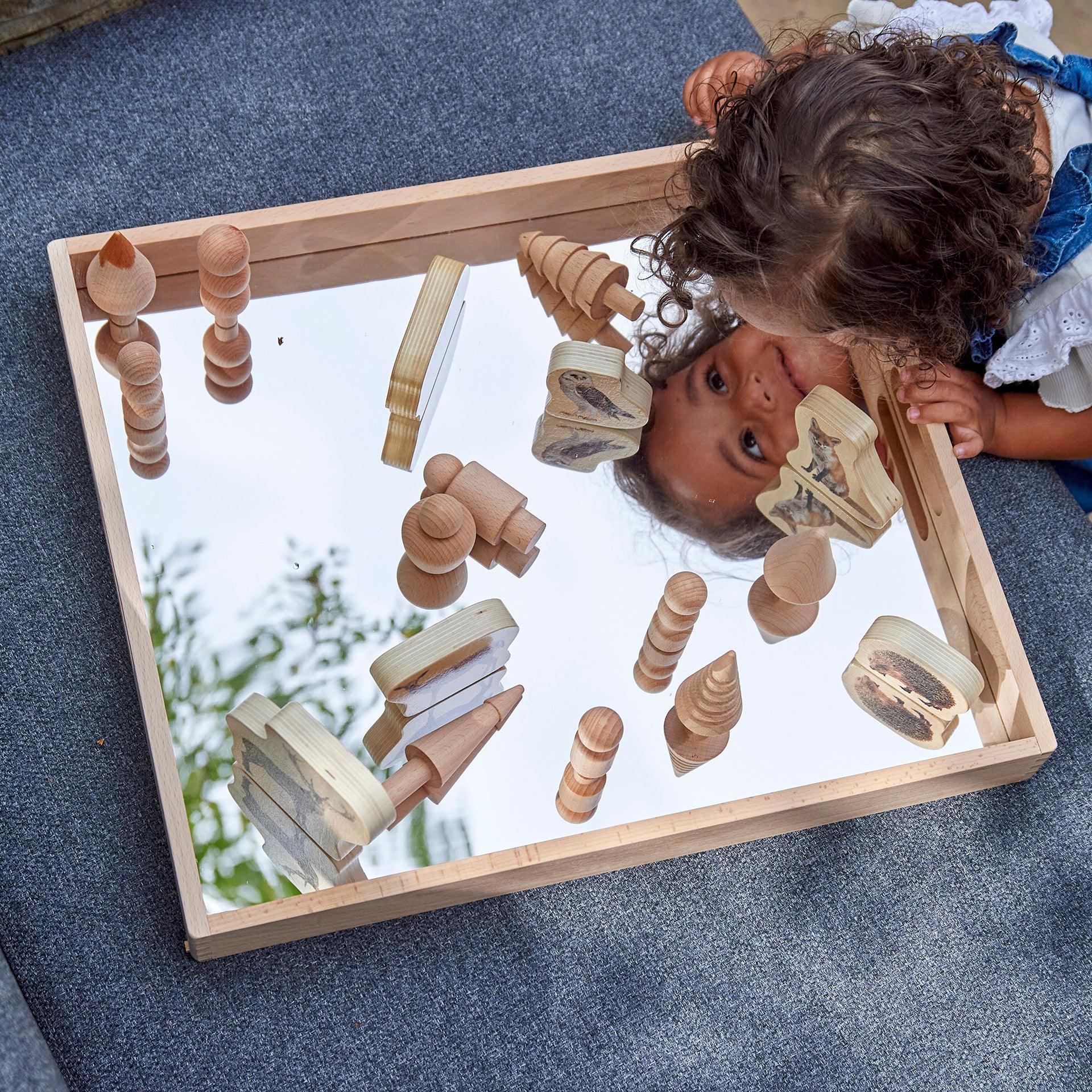 Wooden Mirror Tray - Image 3