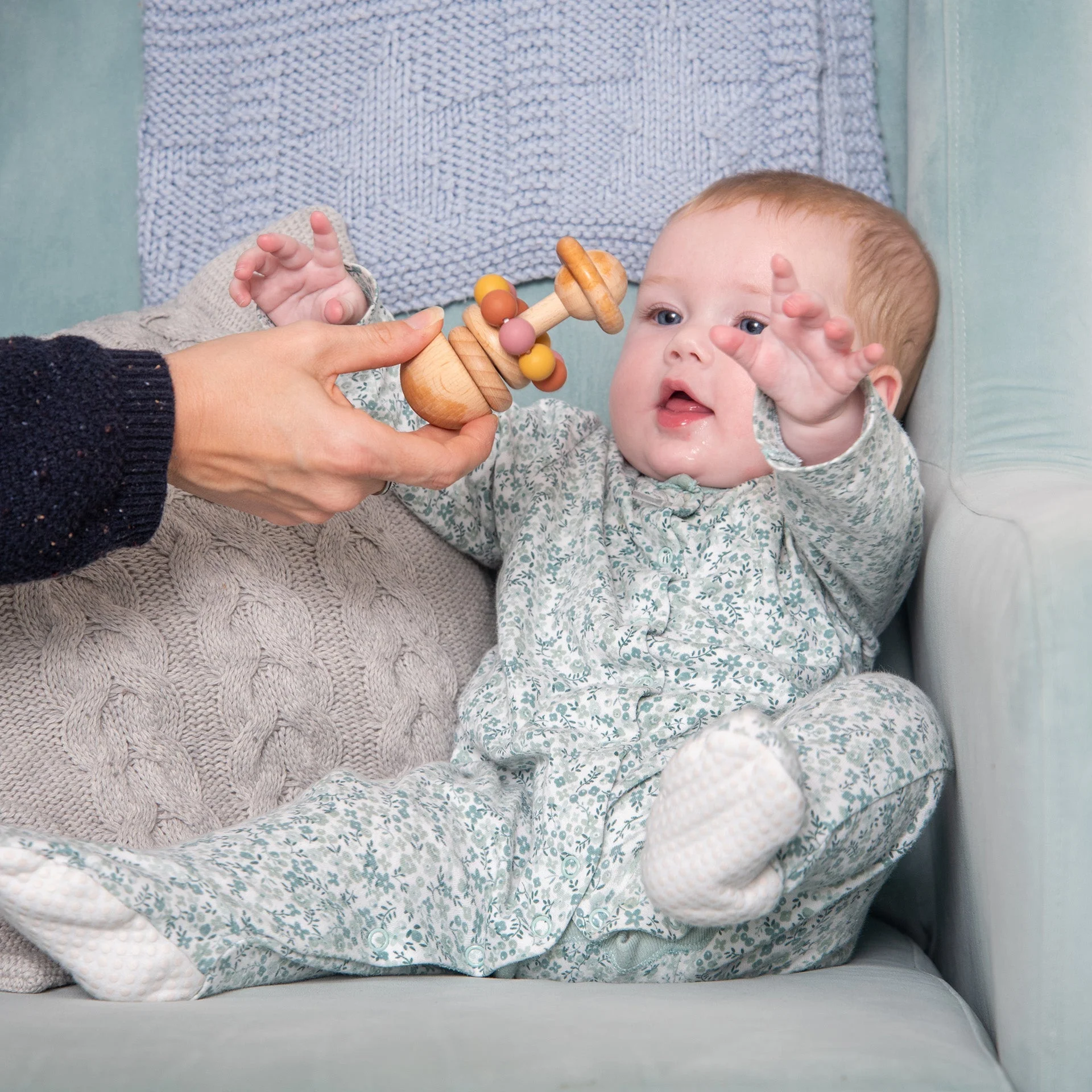 SiliSoft® Bead Rattle (Earth) - Image 2
