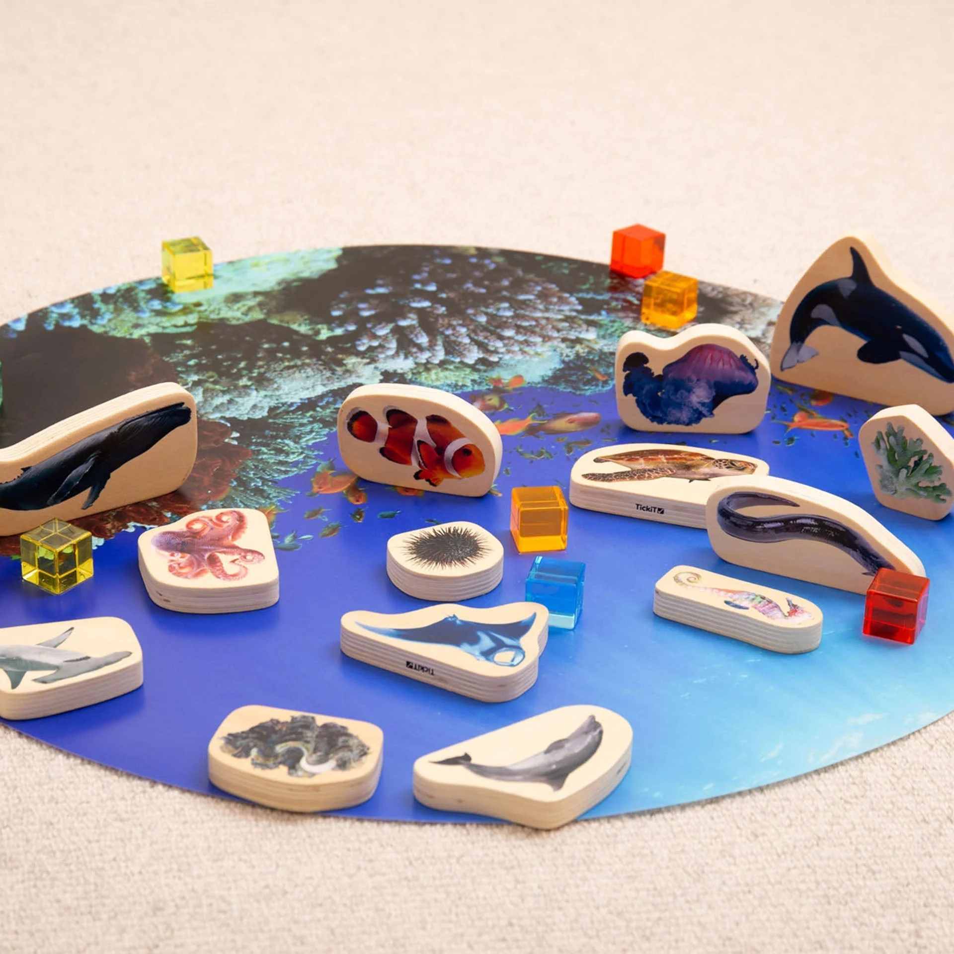 Wooden Sea Life Blocks - Image 4