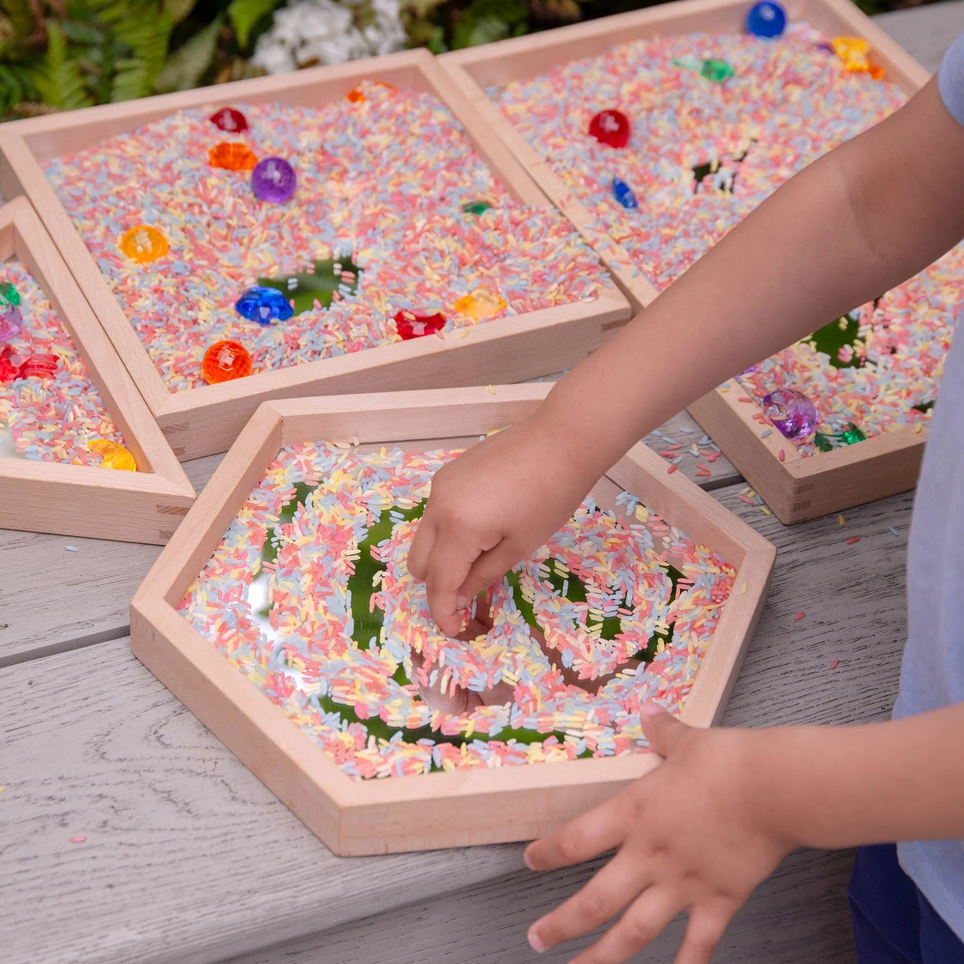 Wooden Shape Mirror Tray - Image 6