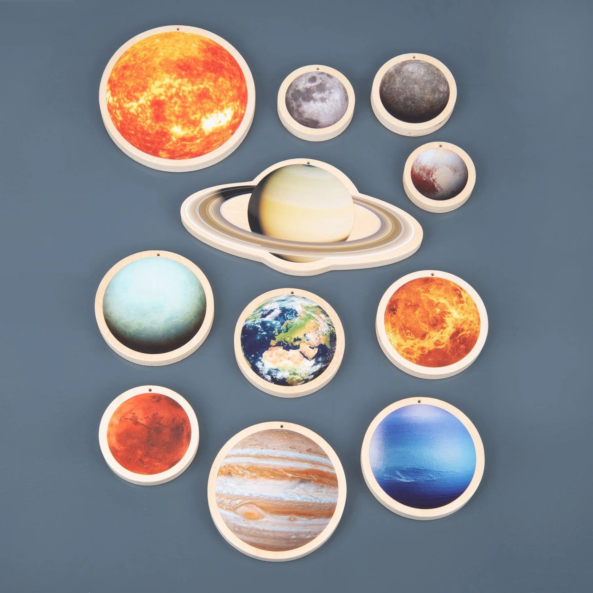 Wooden Solar System Discs - Image 11