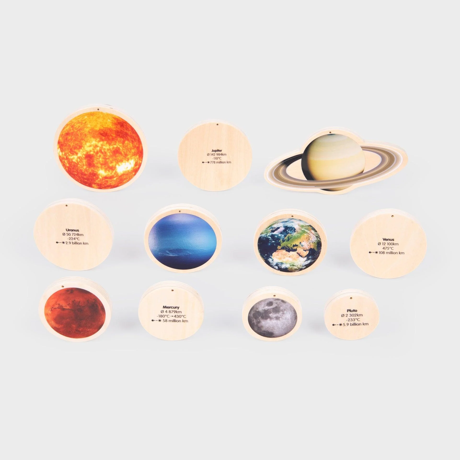 Wooden Solar System Discs - Image 12