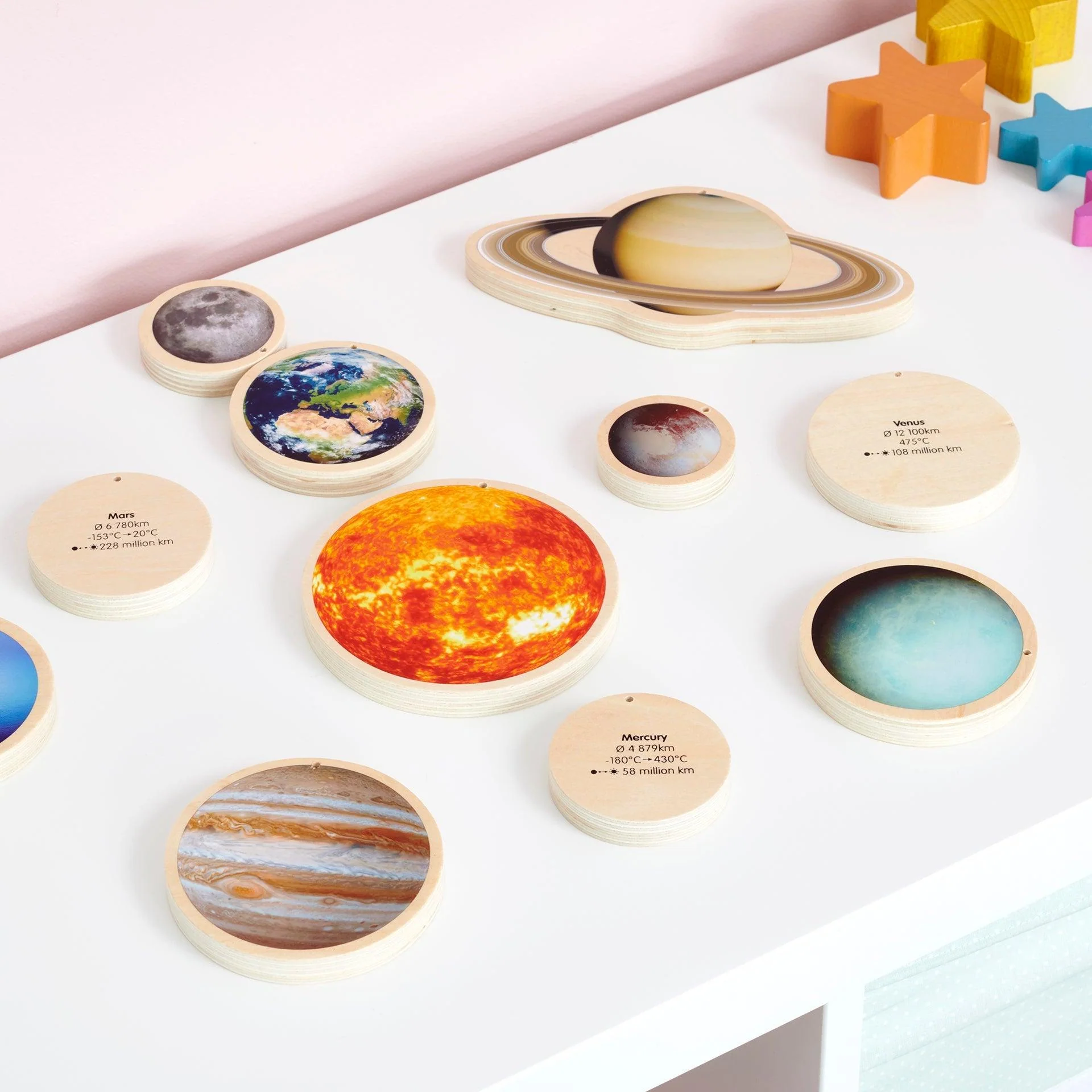 Wooden Solar System Discs - Image 13