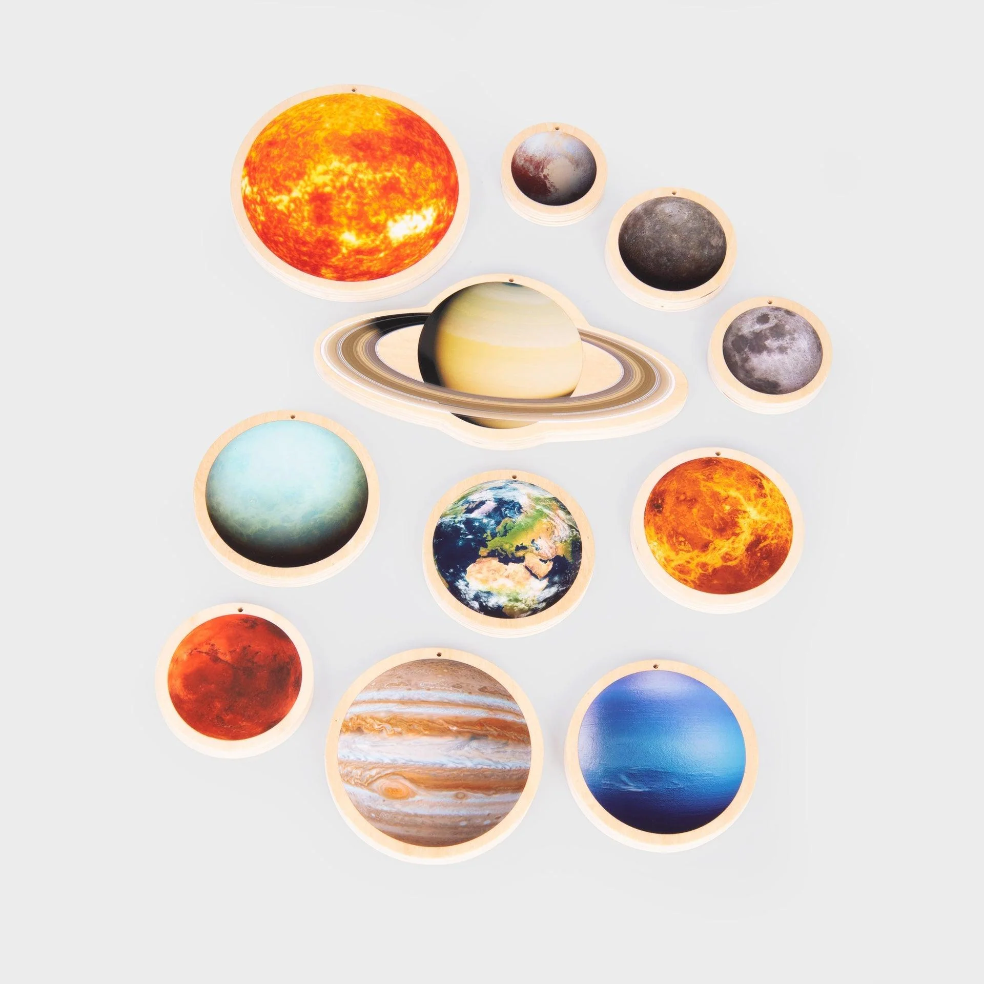 Wooden Solar System Discs - Image 3
